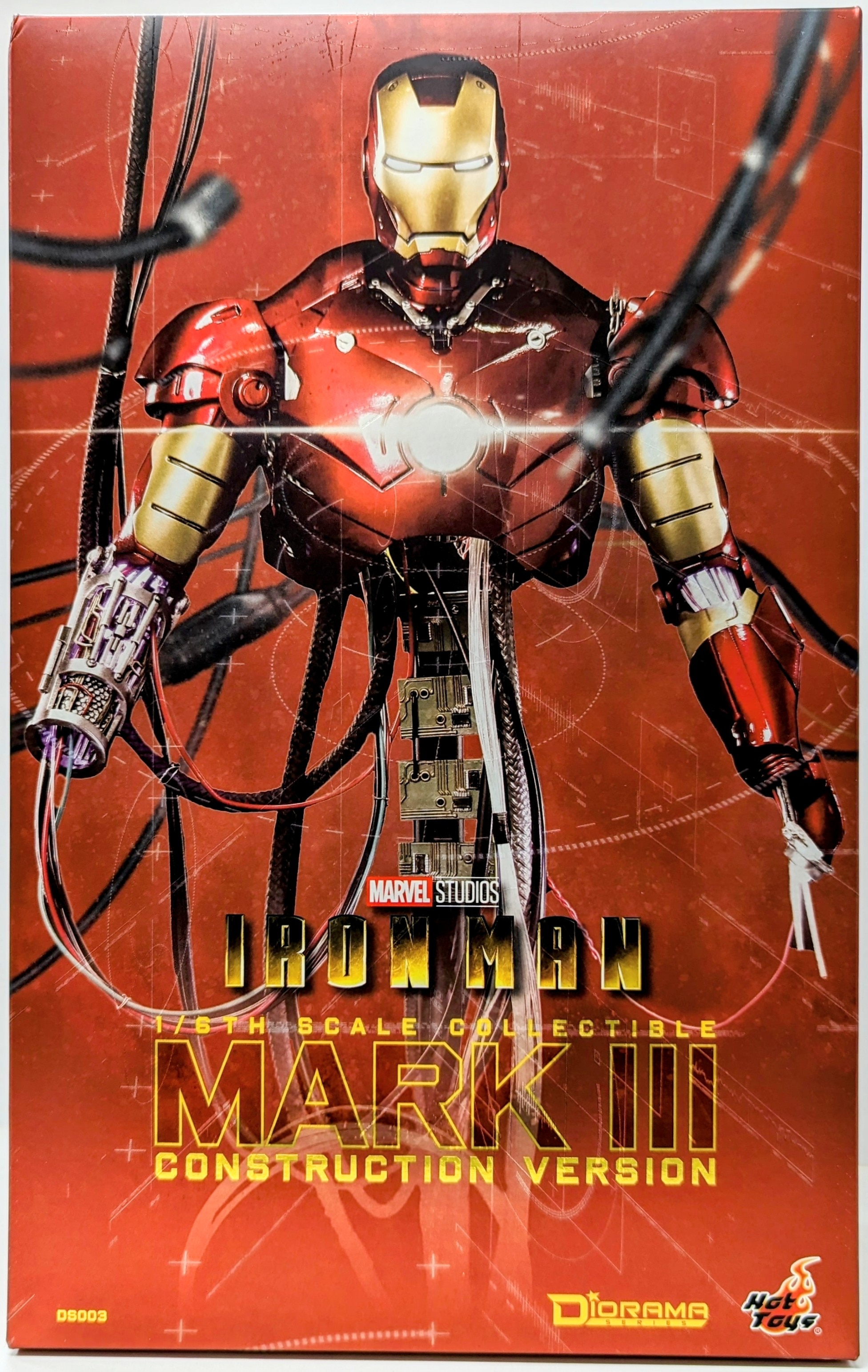 Hot Toys Diorama DS003 Iron Man Mark 3 tune up version Reproduction MANDARAKE