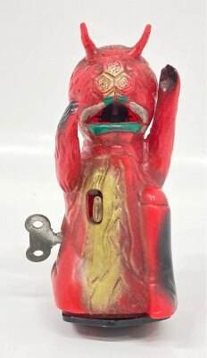 1970年代 ヨネザワ ゼンマイ動力 怪獣フー 米澤玩具 パチ怪獣 ソフビ 特撮