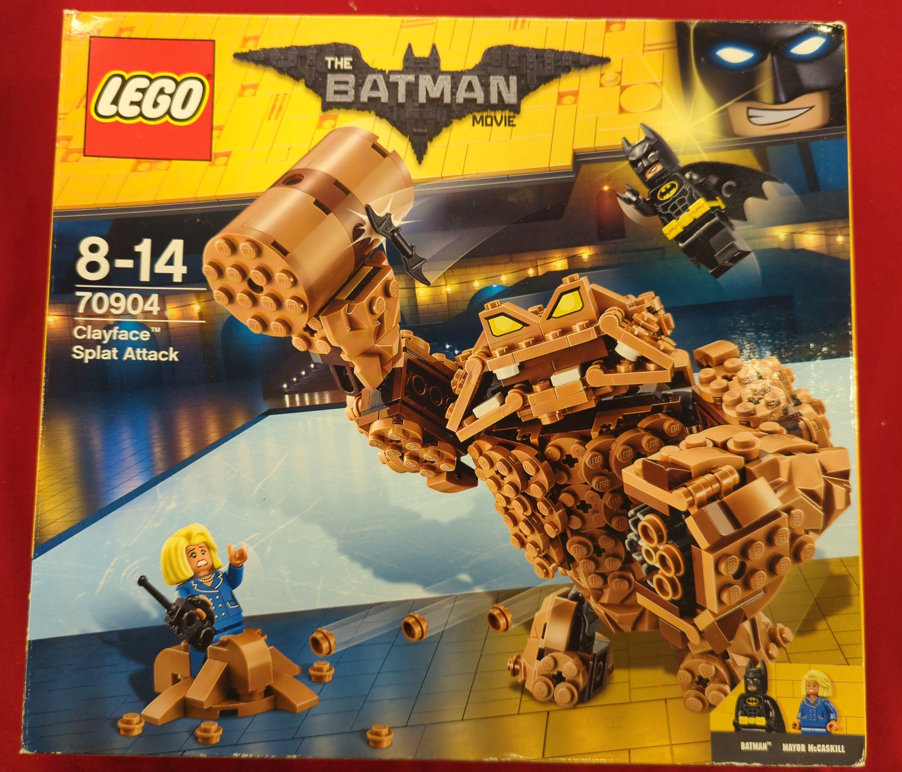 Lego THE BATMAN MOVIE CLAYFACE SPLAT ATTACK 70904