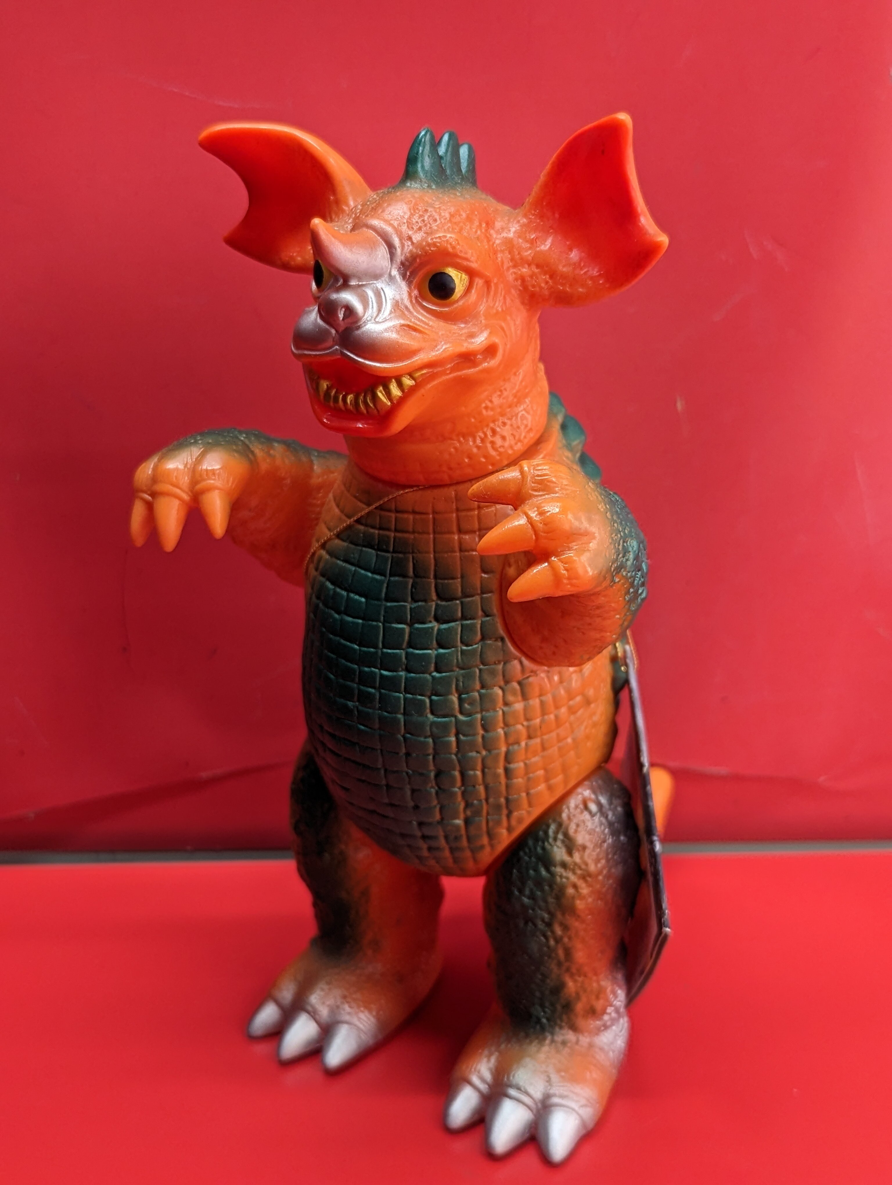おもちゃ/ぬいぐるみバンダイ 東宝怪獣シリーズ バラゴン オレンジ成型