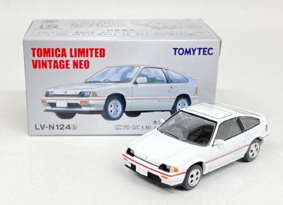 Tomytec Tomica Limited Vintage NEO Honda Ballade Sports CR-X 1.5i Special Edition (White) LV-N124b