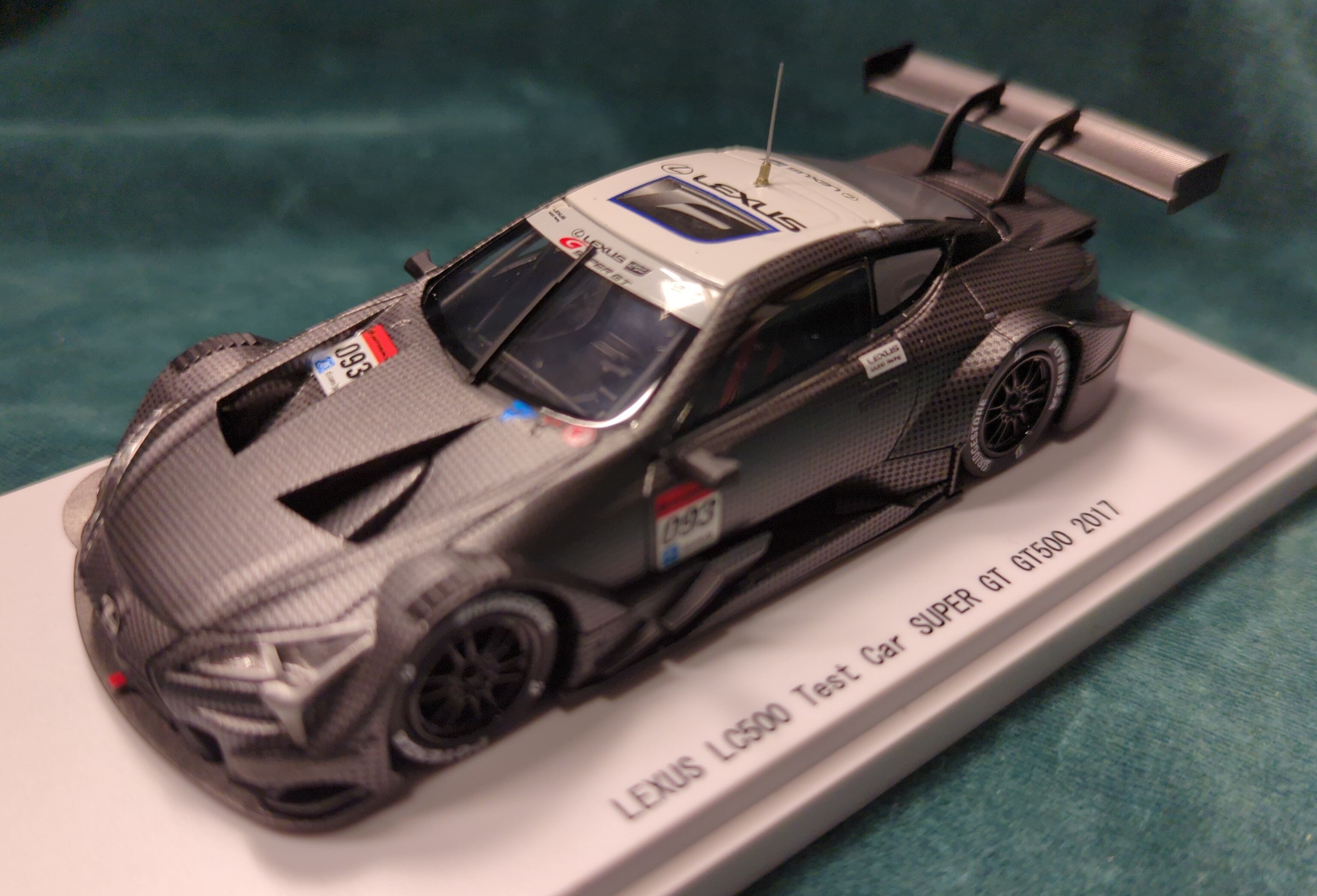 MMP 1/43 EBBRO SHOP Exclusive LEXUS LC500 Test Car SUPER GT GT500 2017 #93  45502