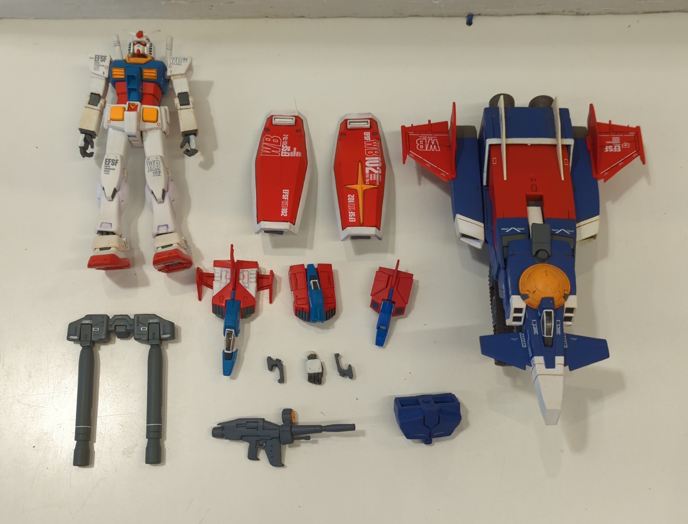 バンダイ GFF 機動戦士ガンダム Gアーマー RX-78ガンダム+Gファイター #0004 | ありある | まんだらけ MANDARAKE