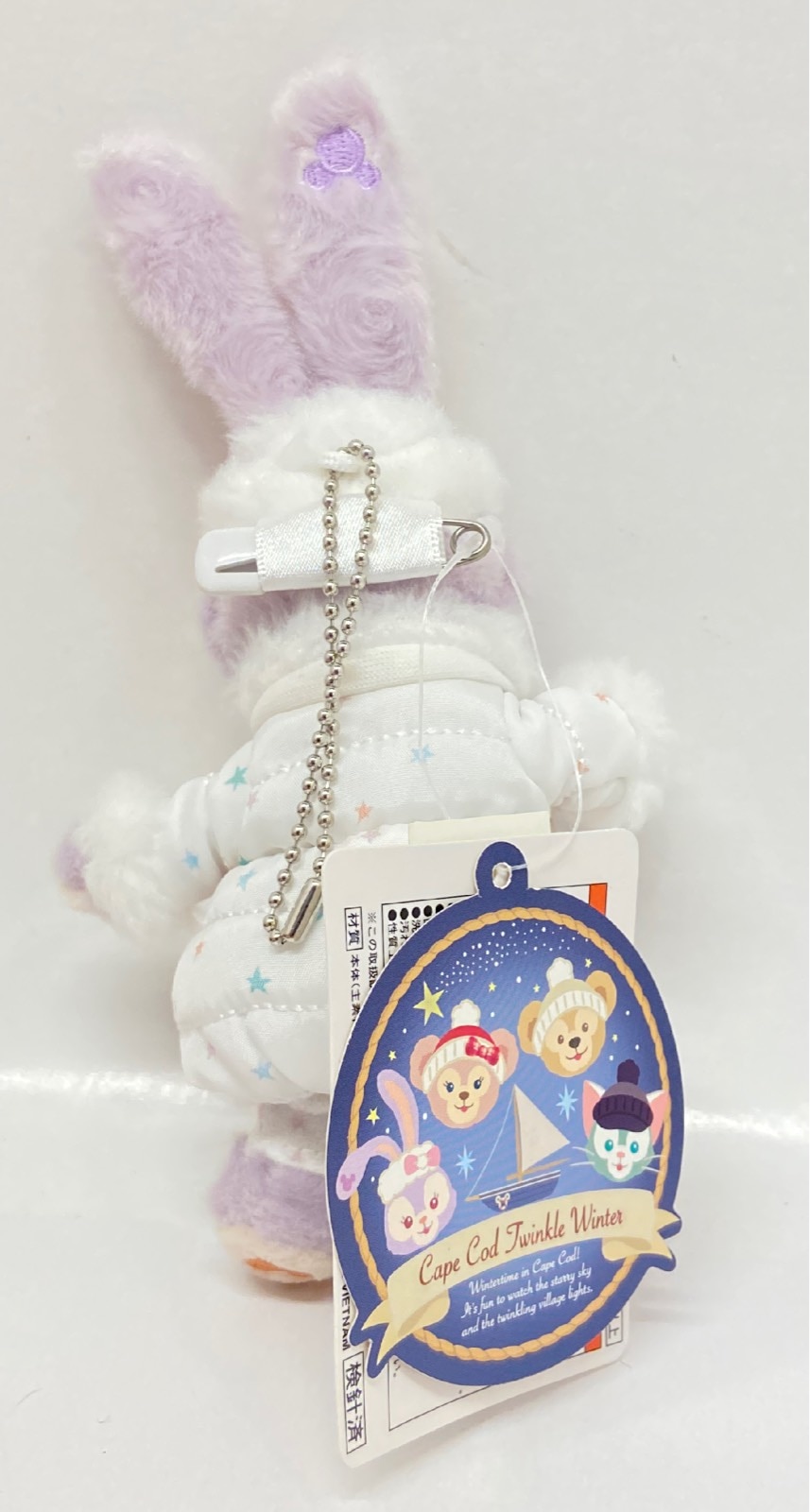 東京ディズニーシー ぬいぐるみバッジ Cape Cod Twinkle Winter 2018