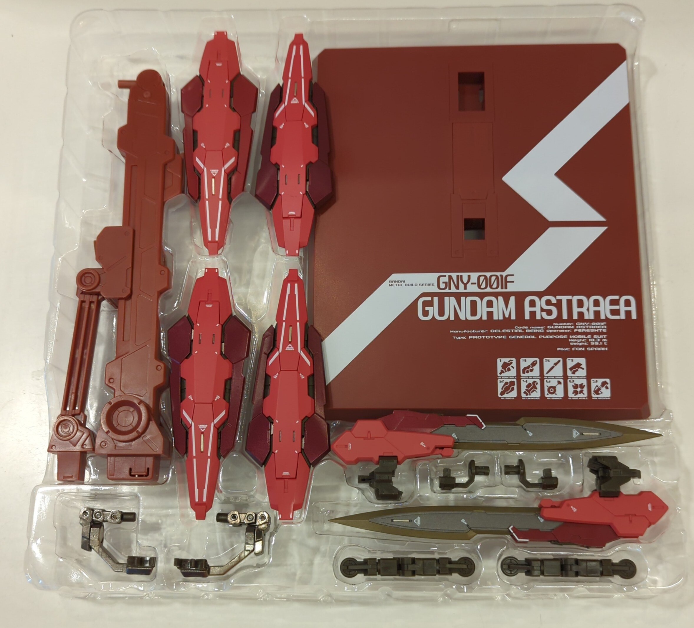 METAL BUILD ガンダムアストレア TYPE-F (GN HEAVY WEAPON SET 機動