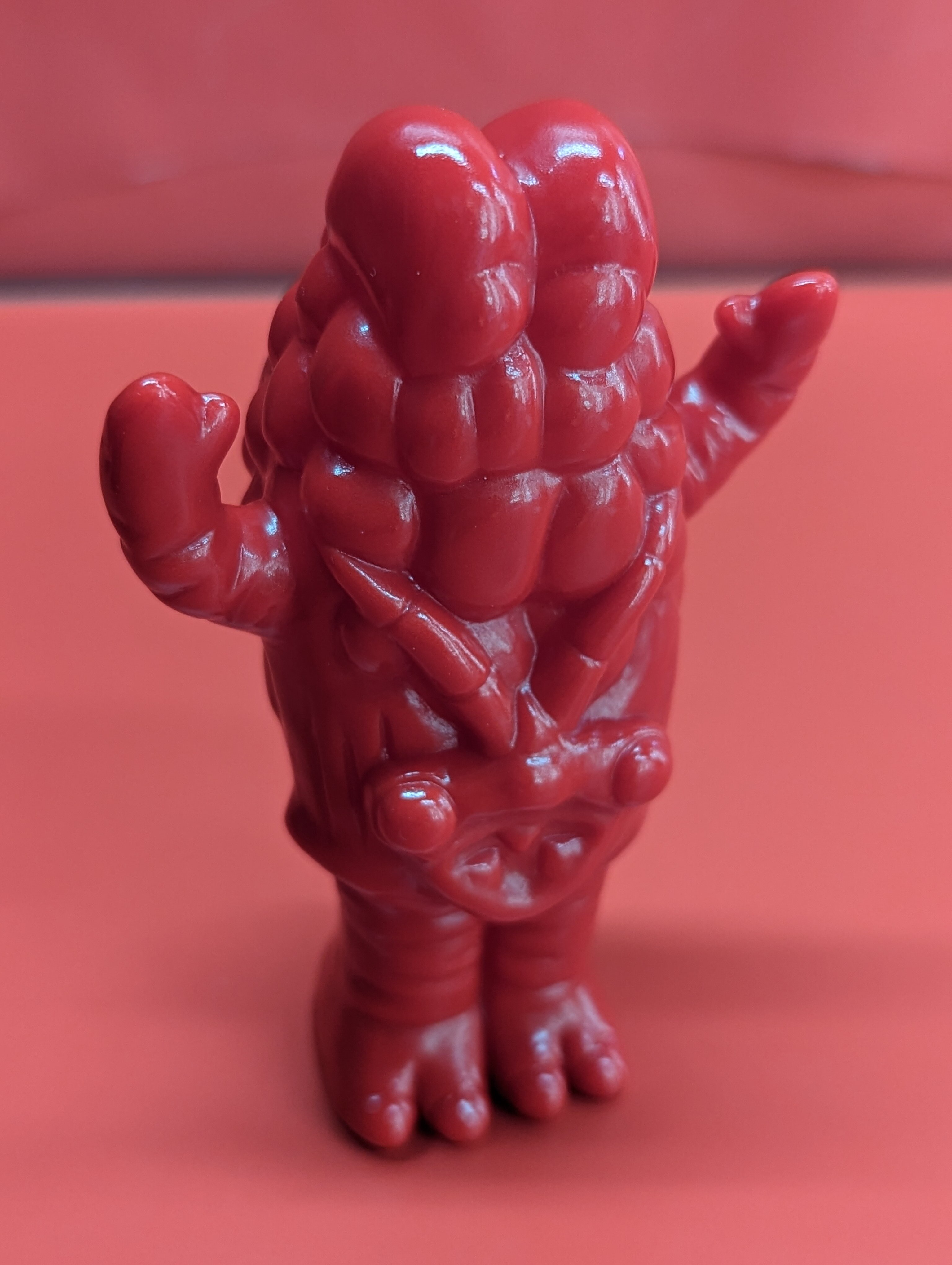 マーミット 世紀の大怪獣シリーズ ブラコ星人 指人形 赤成型未