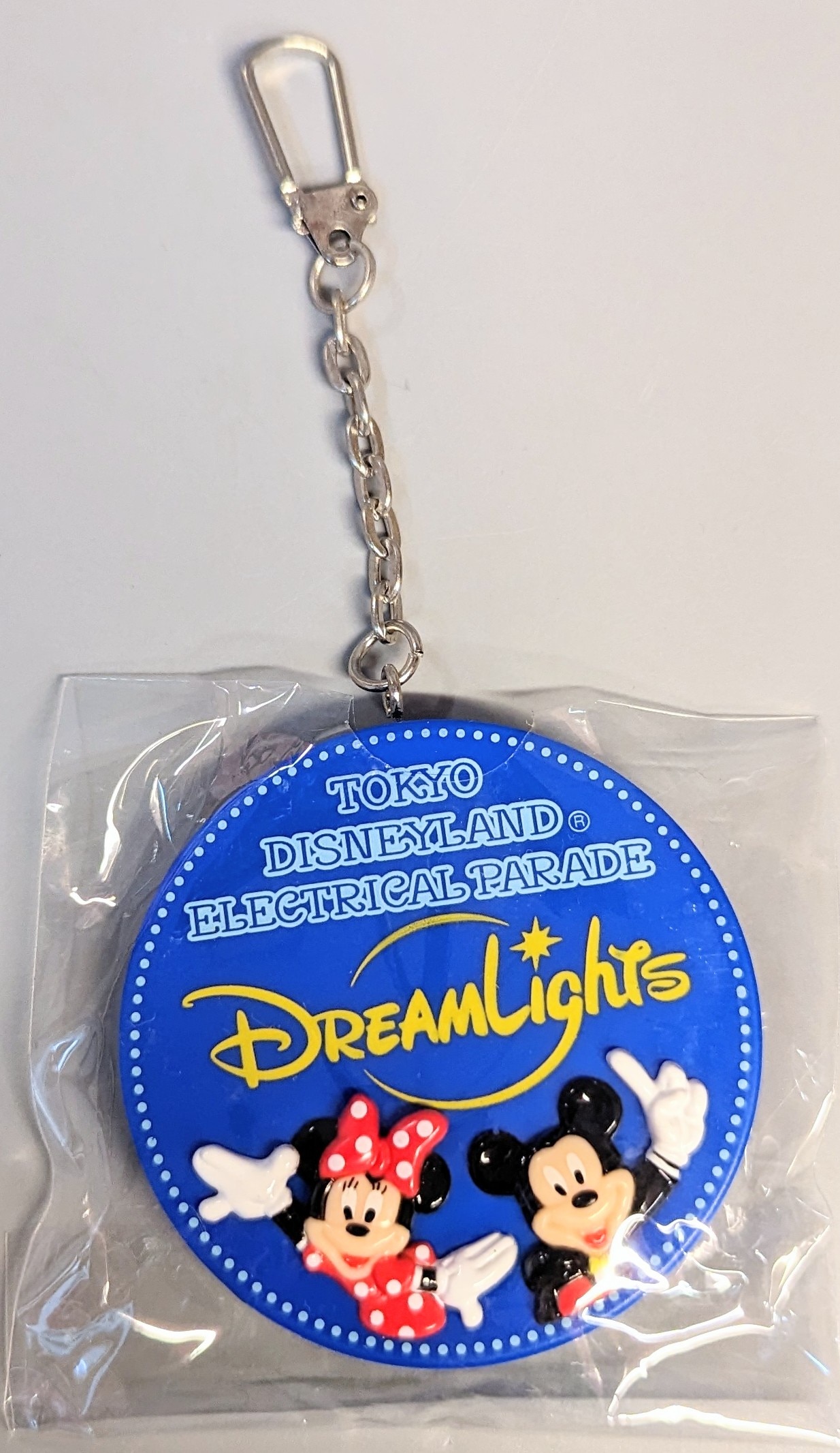 東京ディズニーランド キーホルダー 入場者特典 ミッキー&ミニー DREAM Lights 2001 入場特典