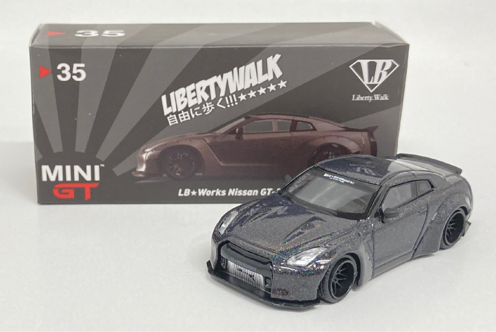 TSM MODEL 1/64 MINI GT/China Exclusive LB WORKS Nissan GT-R