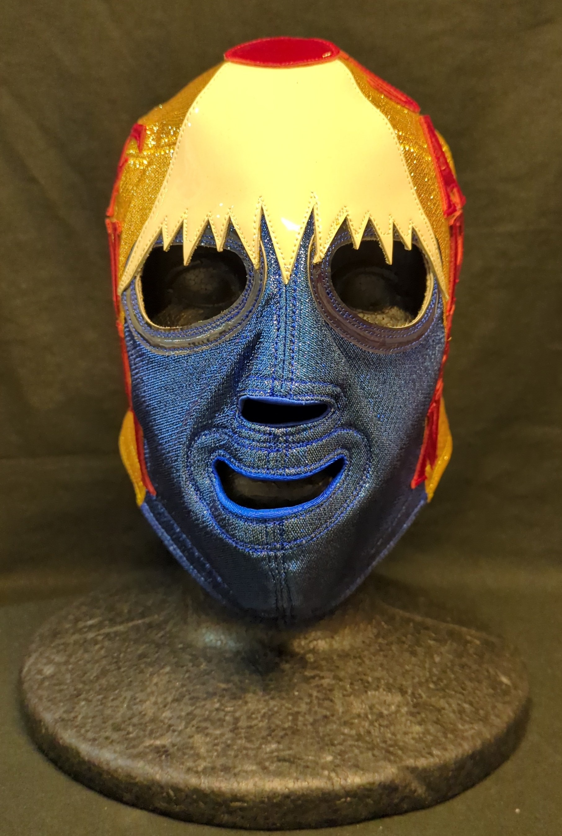 ミルマスカラスのアンヘルアステカ製50周年仕様プロレスマスク-