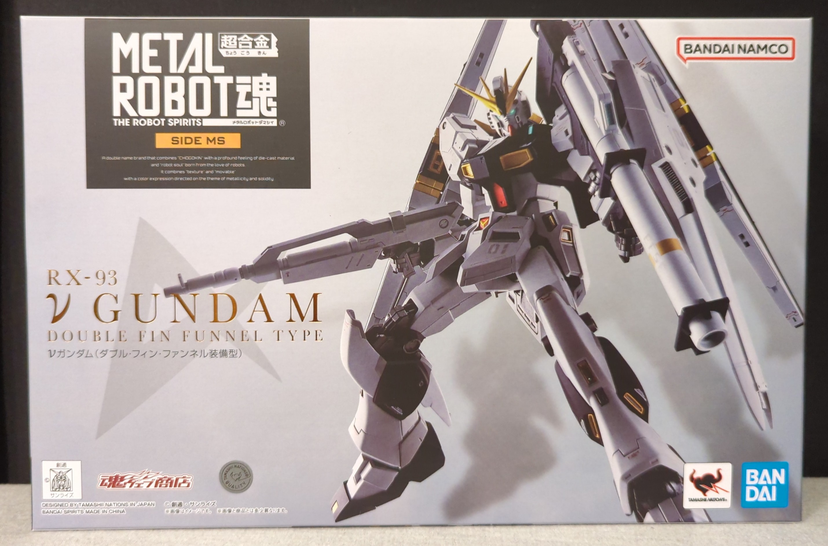 BANDAI SPIRITS METAL ROBOT魂 <SIDE MS> νガンダム(ダブル・フィン