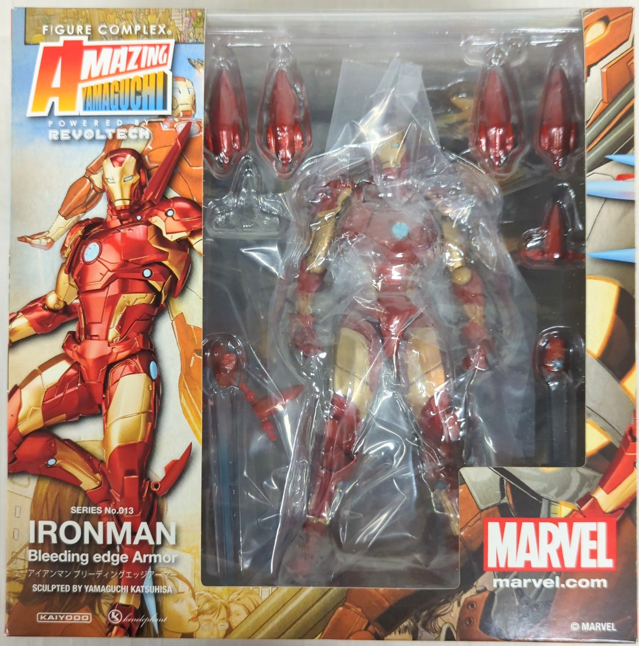 Revoltech iron man top bleeding edge armor
