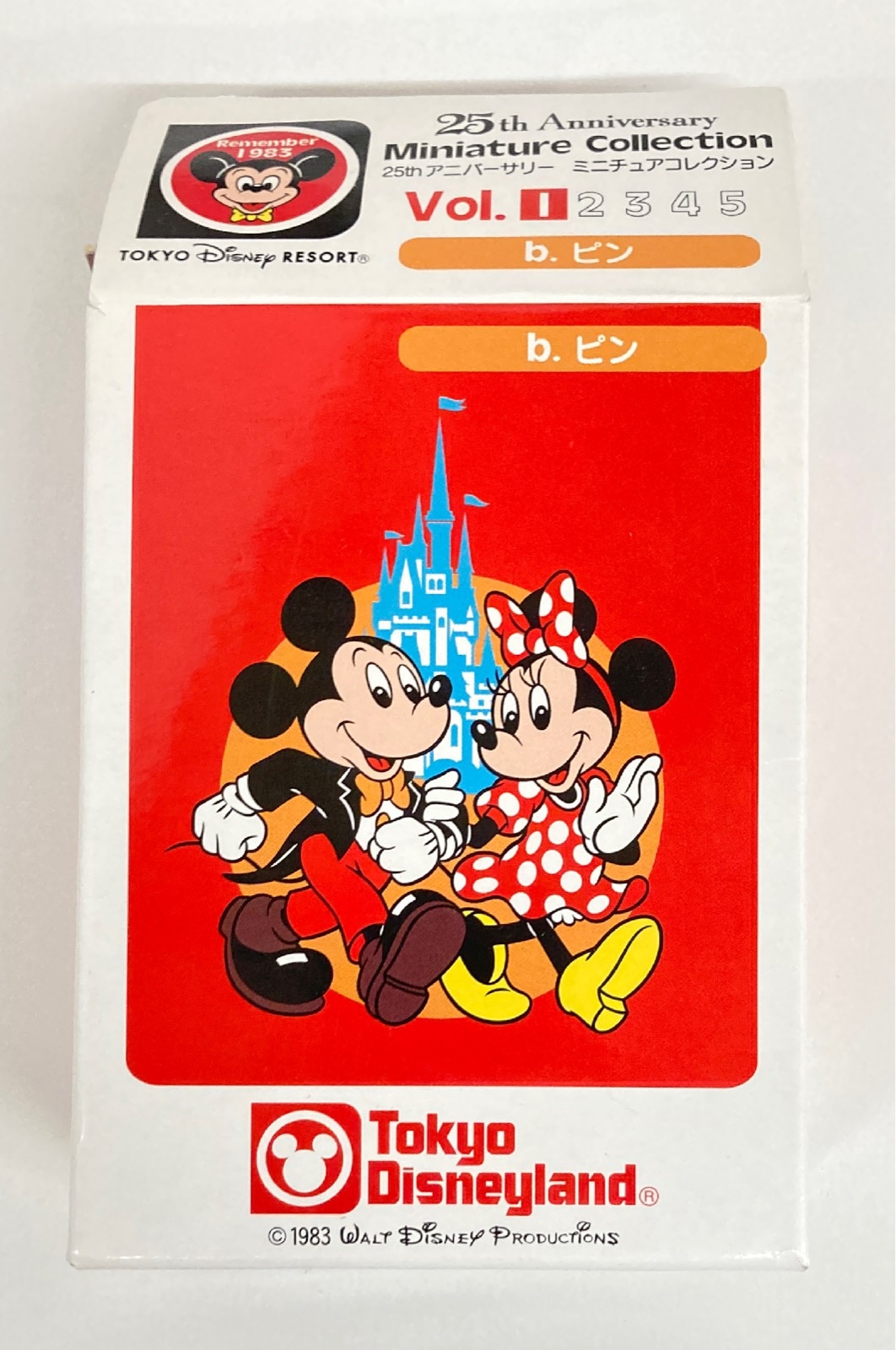 Disney】東京ディズニーランド25周年アニバーサリーミニチュア ...
