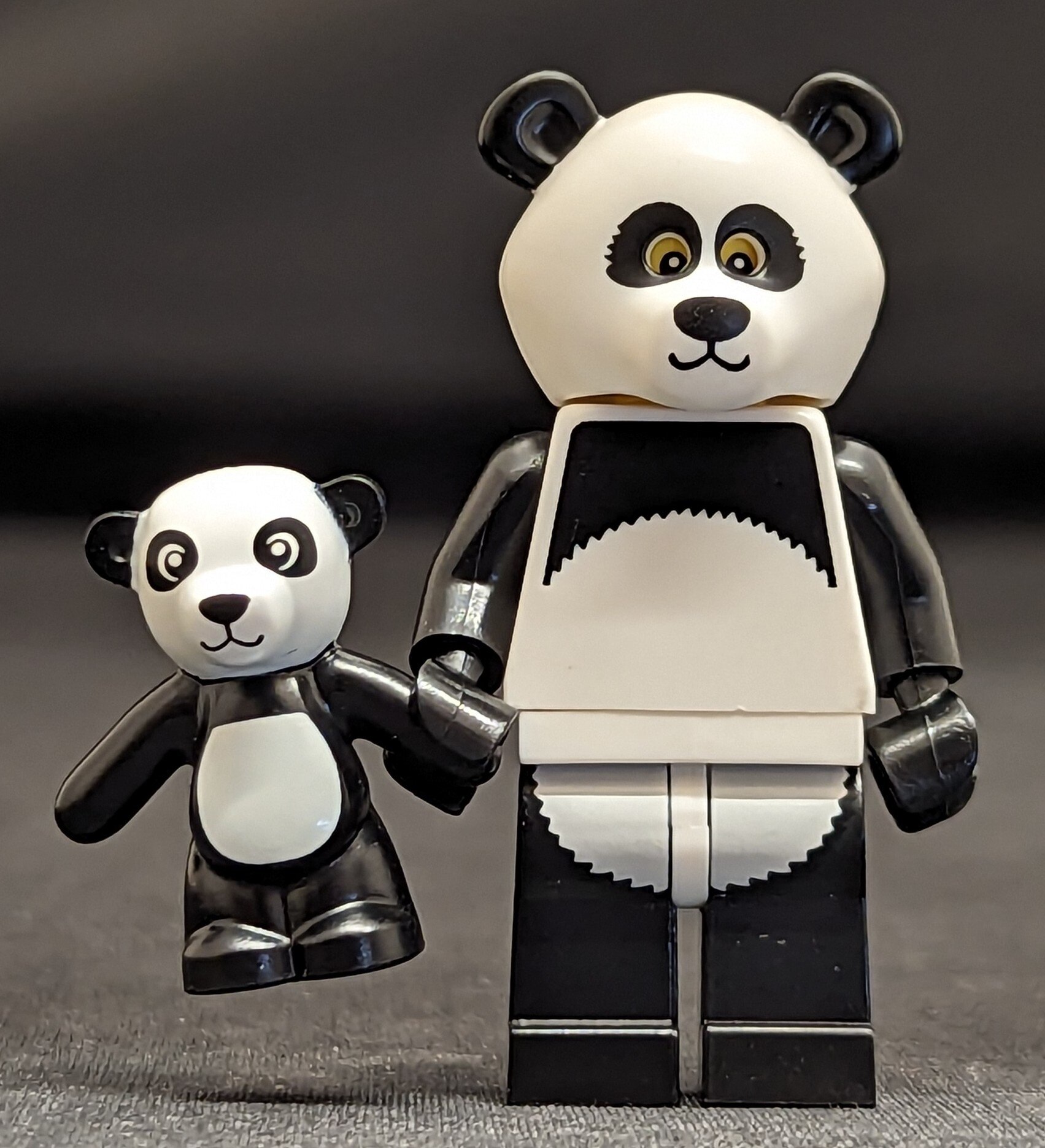 Lego minifigures panda guy 2025