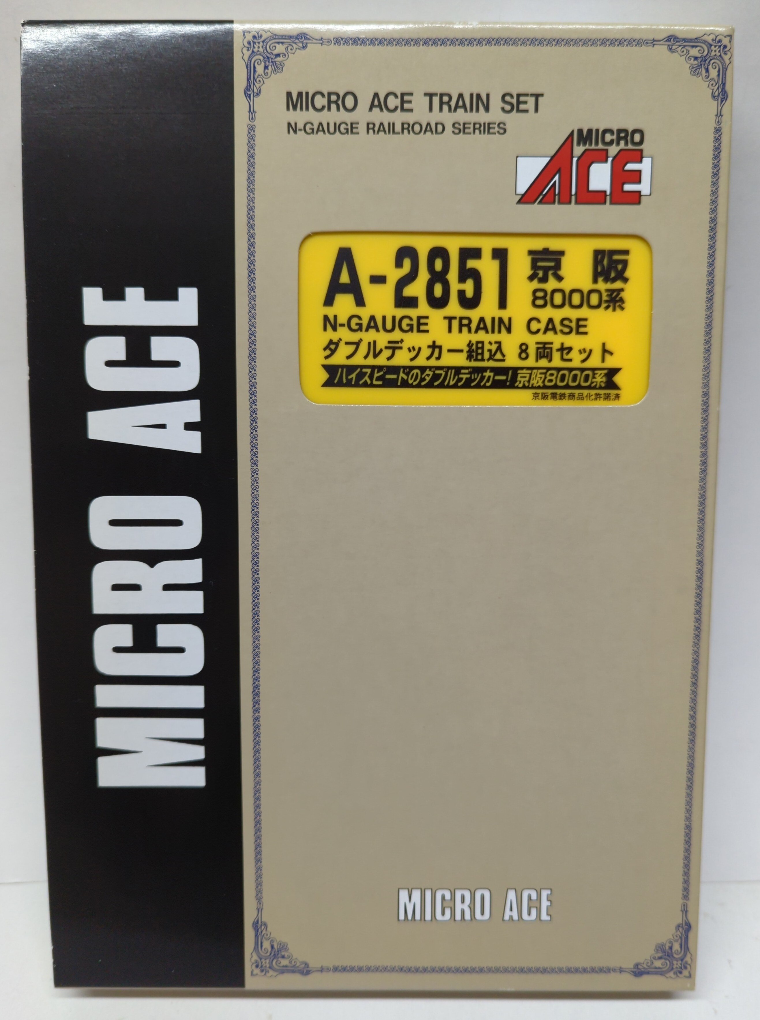A-2851 京阪 8000系 ダブルデッカー組込 8両セット 1円～｜鉄道模型
