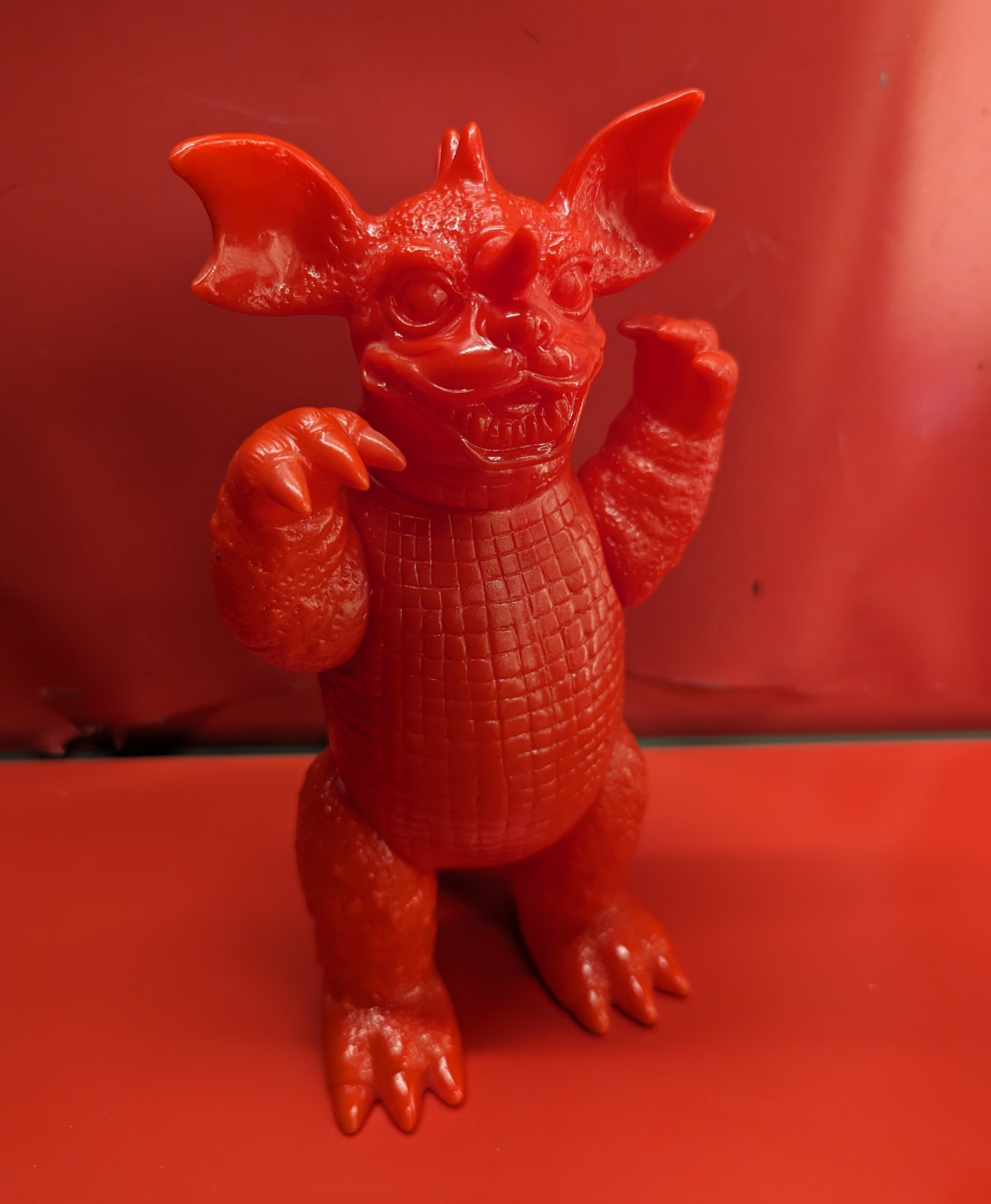 マルサン 現行/世紀の大怪獣 バラゴン(赤成型/未塗装)/現行/世紀
