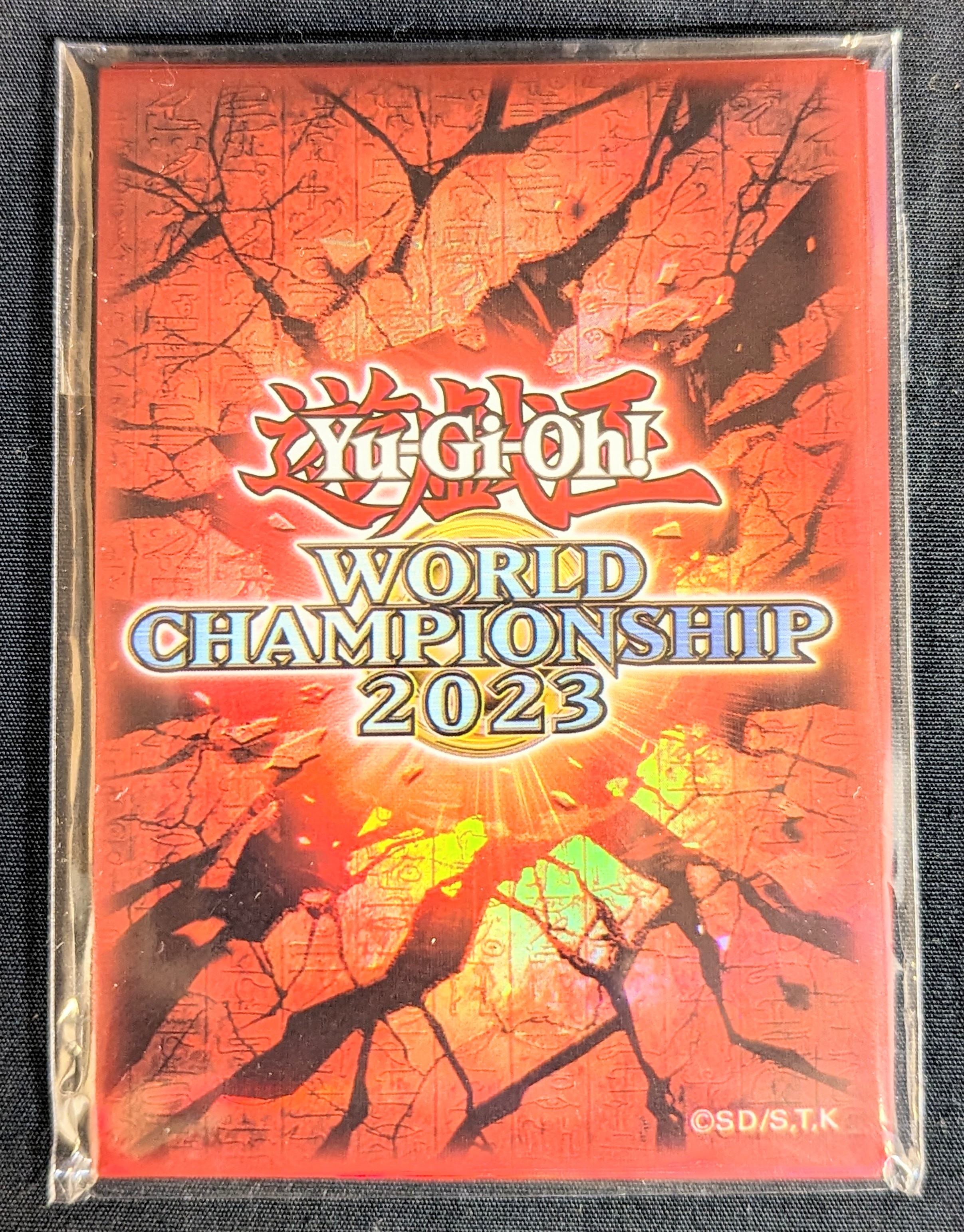 遊戯王 カードスリーブ WCS2023 WORLD CHAMPIONSHIP 2023 赤