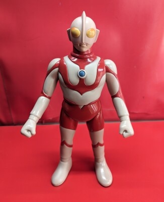 楳図かずお版ウルトラマン ソフビ メタリック＆レッドタイマーVer. 重々しく
