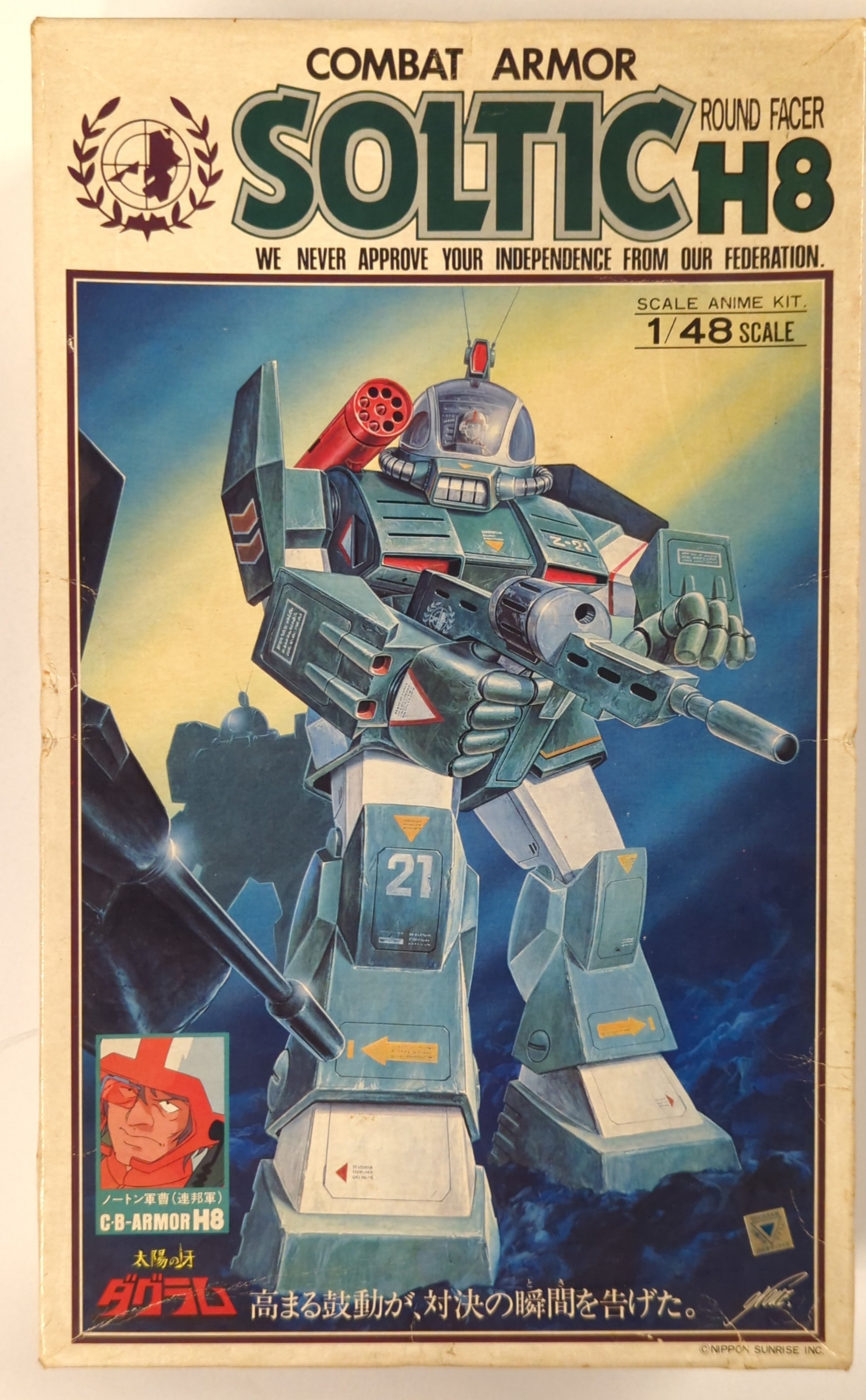 タカラ 太陽の牙ダグラム 1/48 ソルティック ②｜キャラクター