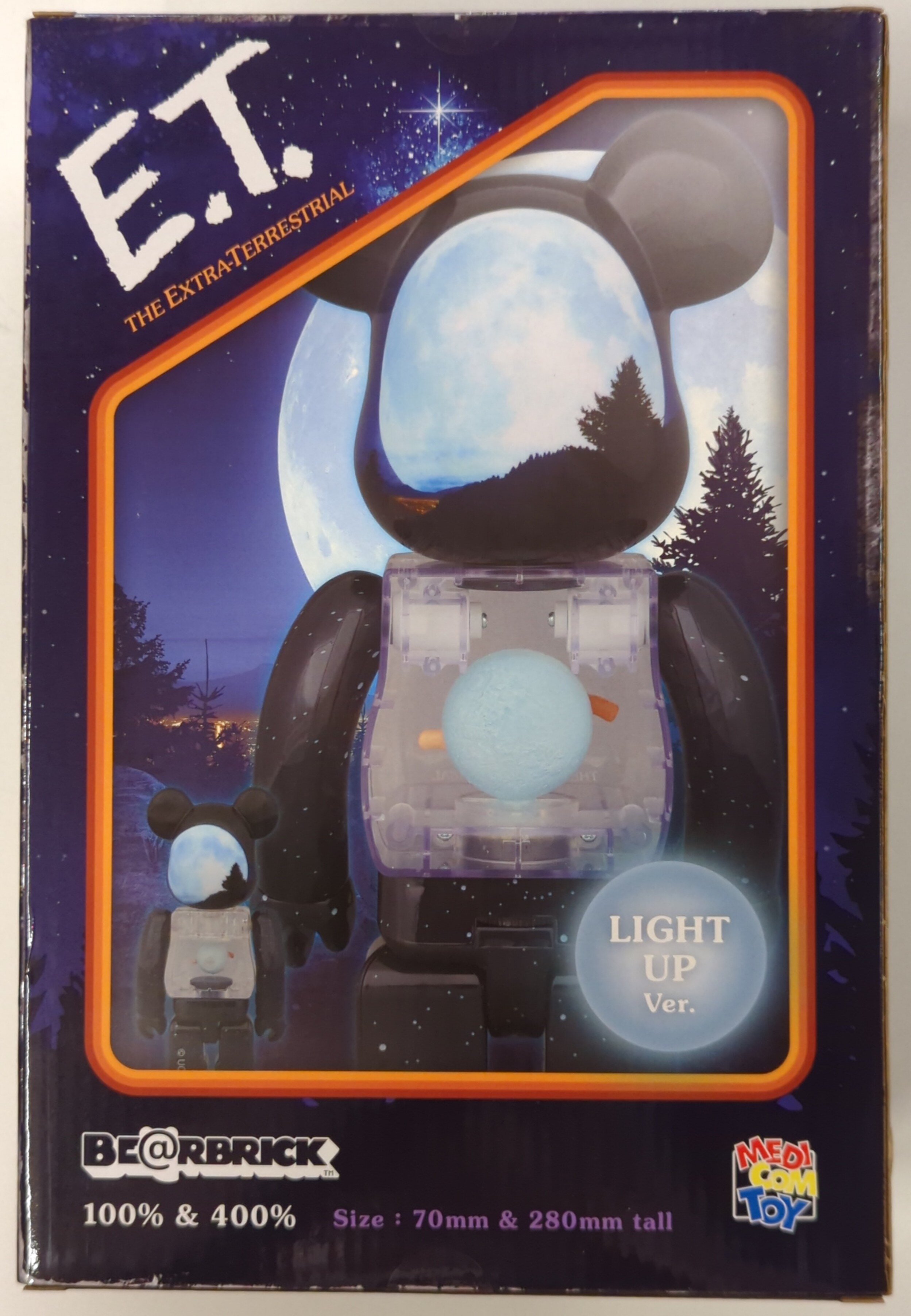 BE@RBRICK E.T. LIGHT UP ver. 100％ 400％ | mrmotivator.com
