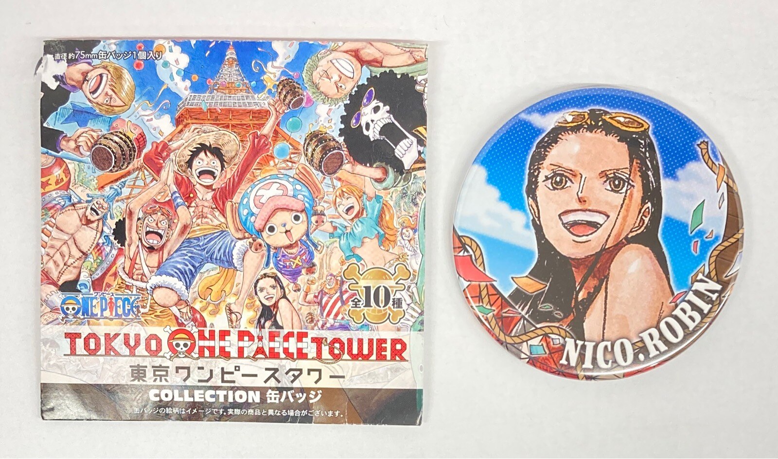 集英社 COLLECTION缶バッジ 東京ワンピースタワー ONE PIECE ロビン | まんだらけ Mandarake