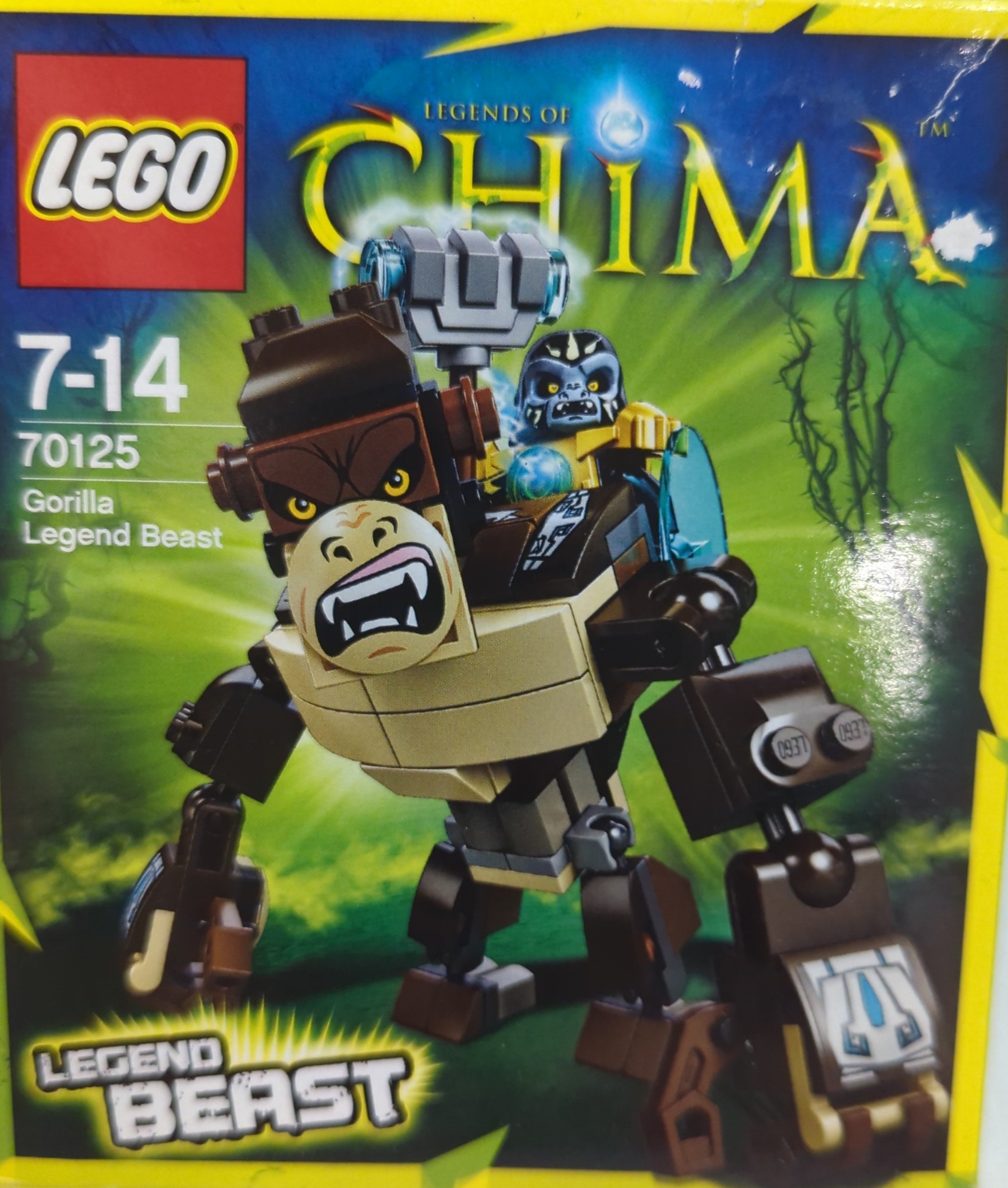 LEGO CHIMA 70125 damaged box GORZAN'S GORILLA LEGEND BEAST