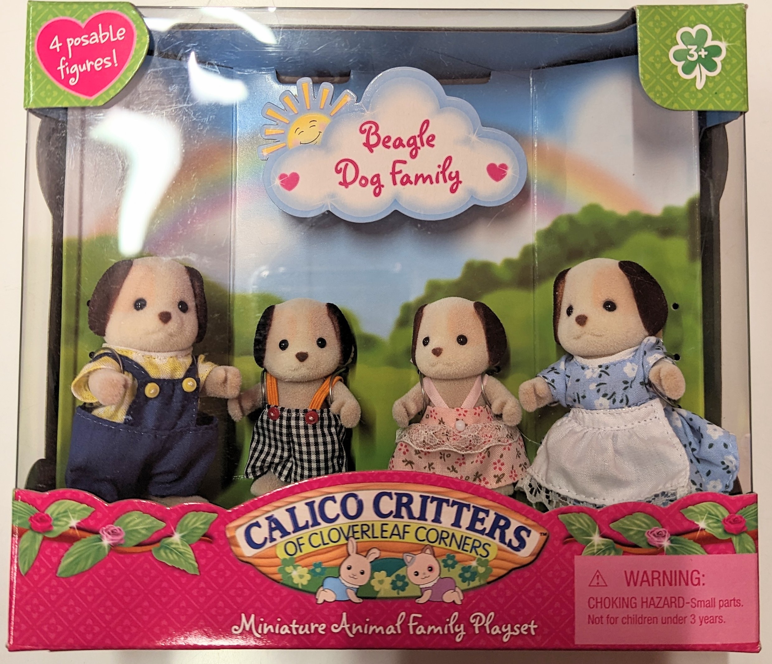 Calico critters beagle dog family top