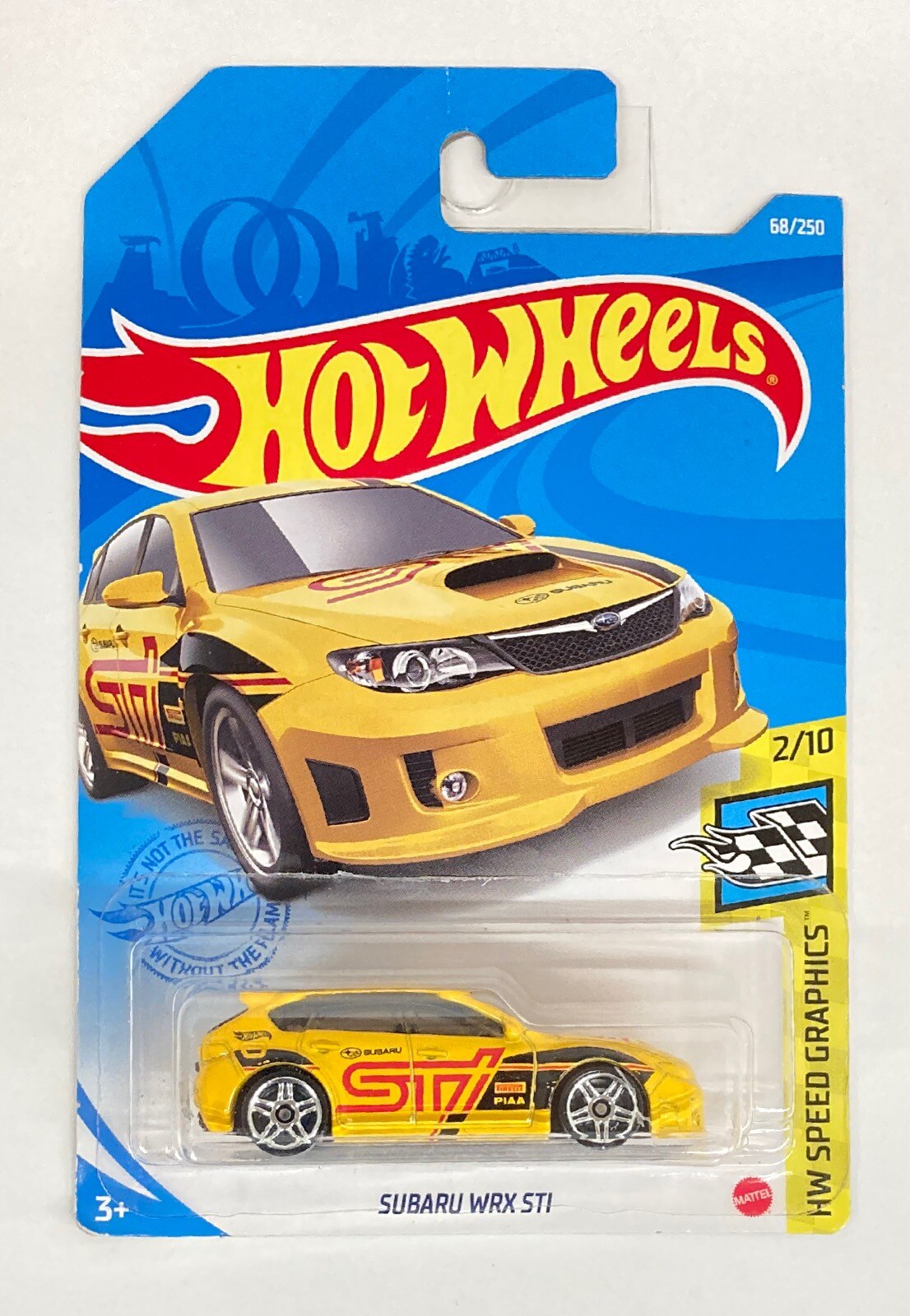 Hot Wheels HM SPEED GRAPHICS SUBARU WRX STI/YELLOW GRY42 Mandarake