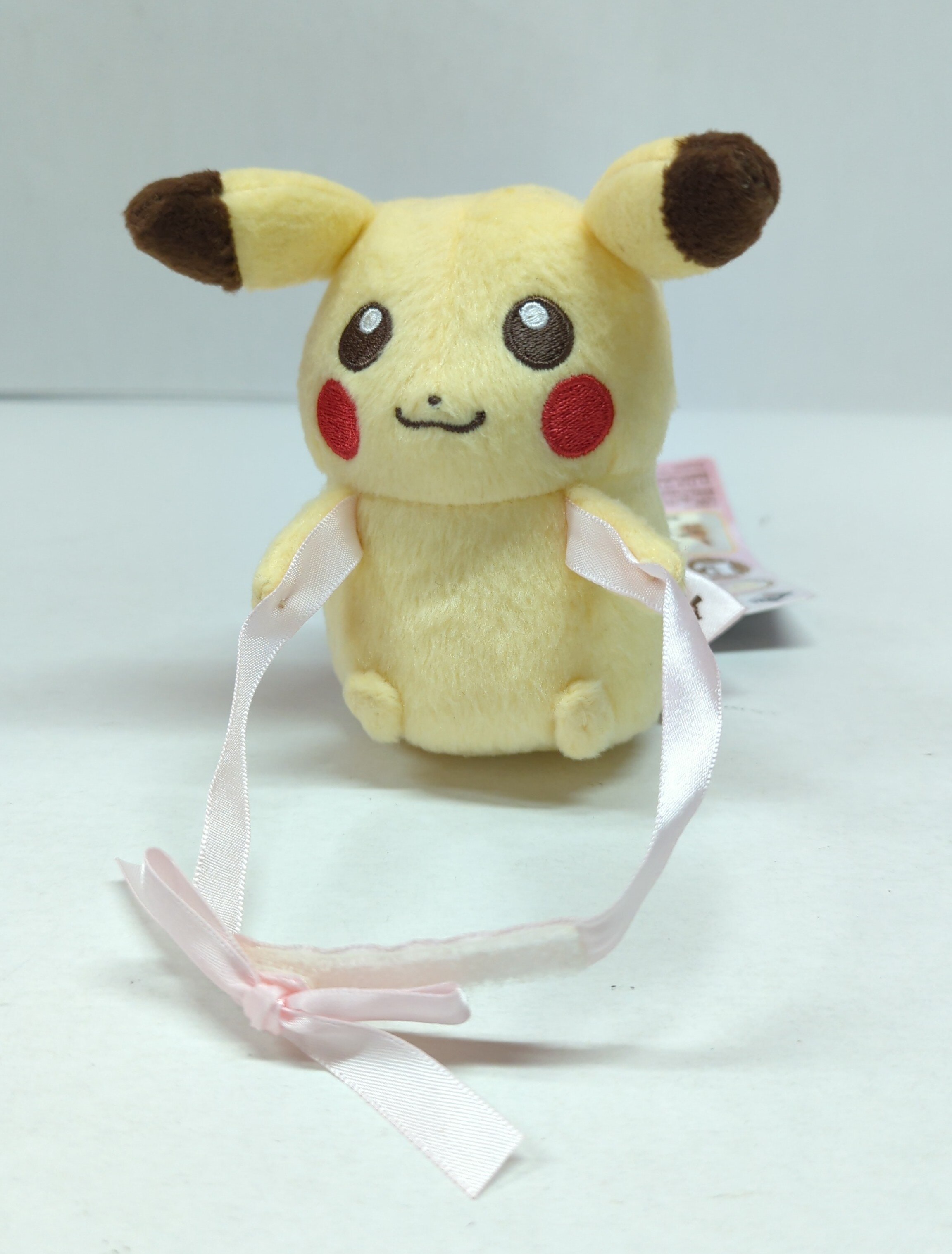 Banpresto Ichiban Kuji Pokemon I Love Pikachu and Eevee In My Room E Prize Plush Stuffed Toy Tassel Pikachu MANDARAKE