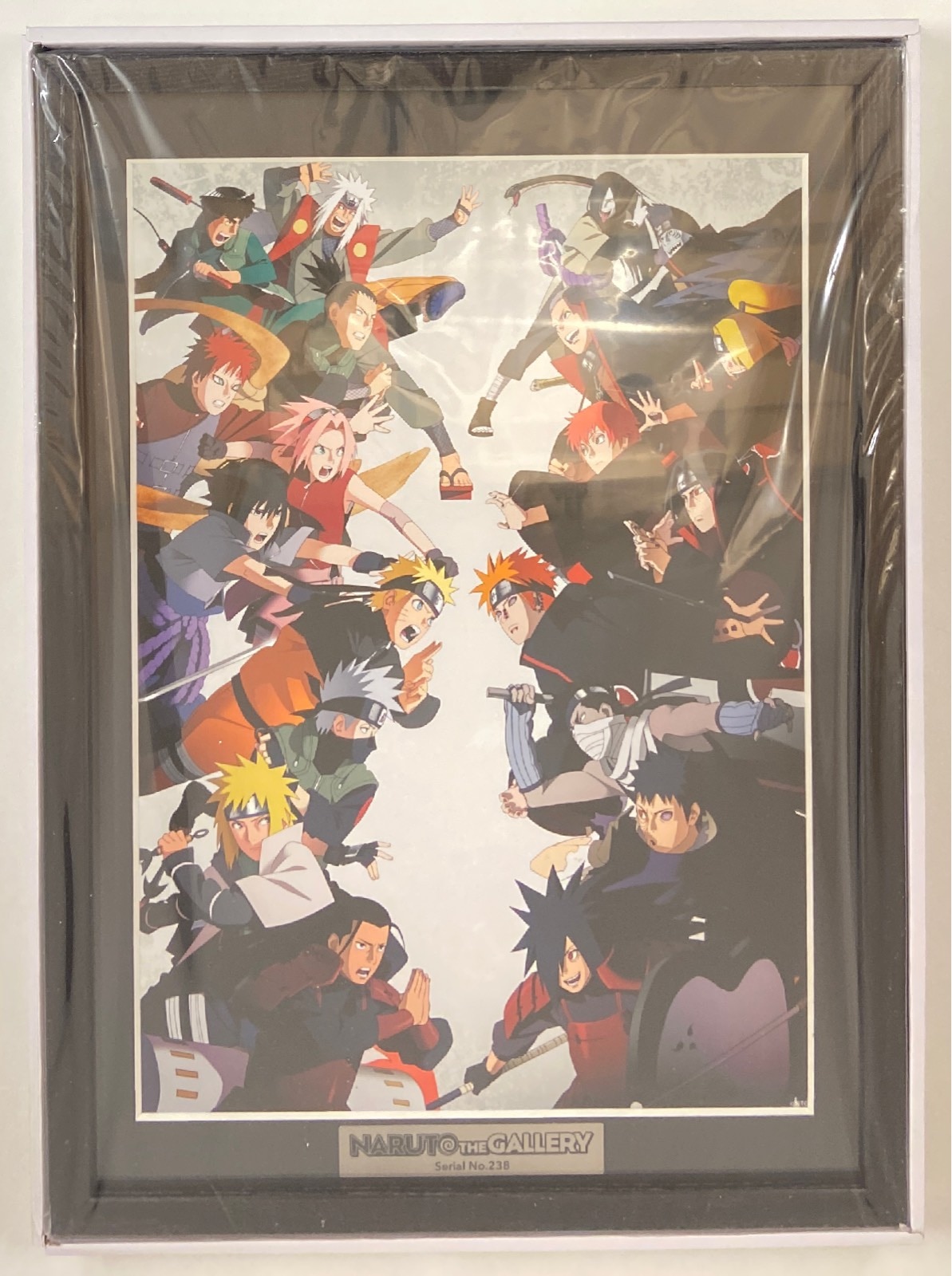 最も NARUTO 額装アート シリアルNo.333 GALLERY THE 絵画/タペストリ