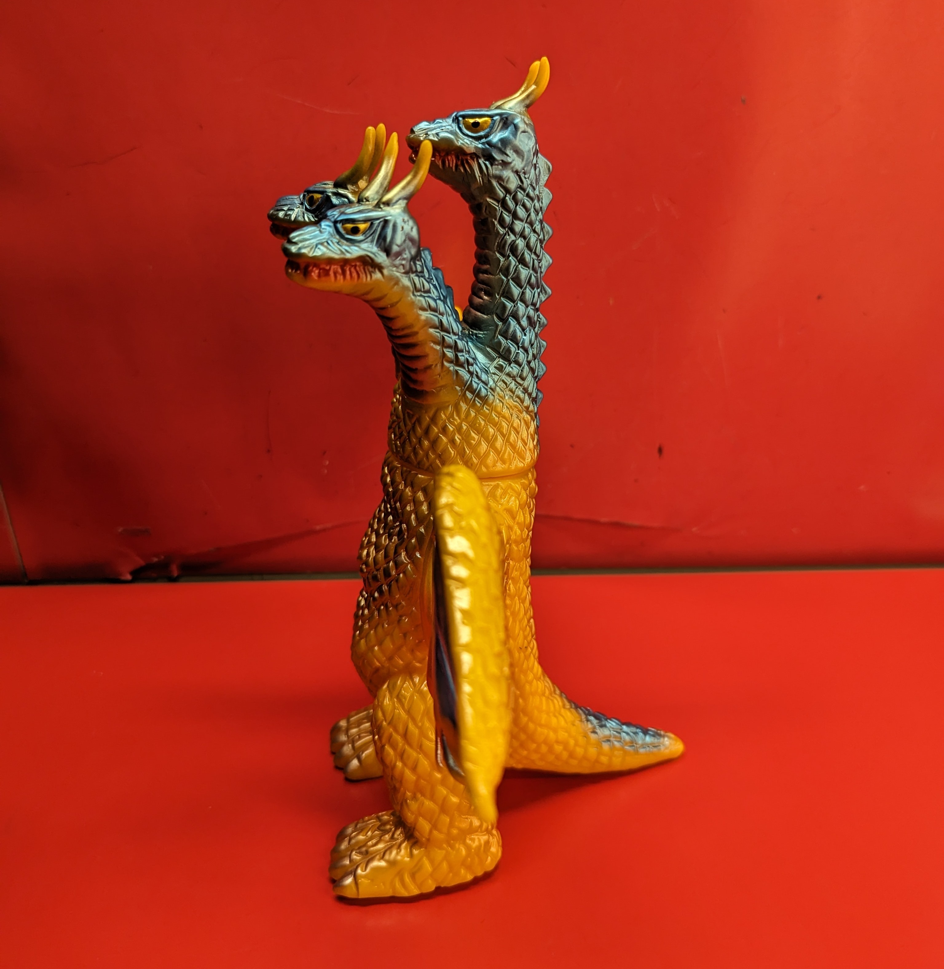 M1号 世紀の大怪獣ブルマァクの怪獣シリーズ キングギドラ(黄
