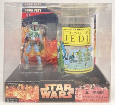 HASBRO CHARACTER CUPS AND FIGURES BOBA FETT 3.5インチ