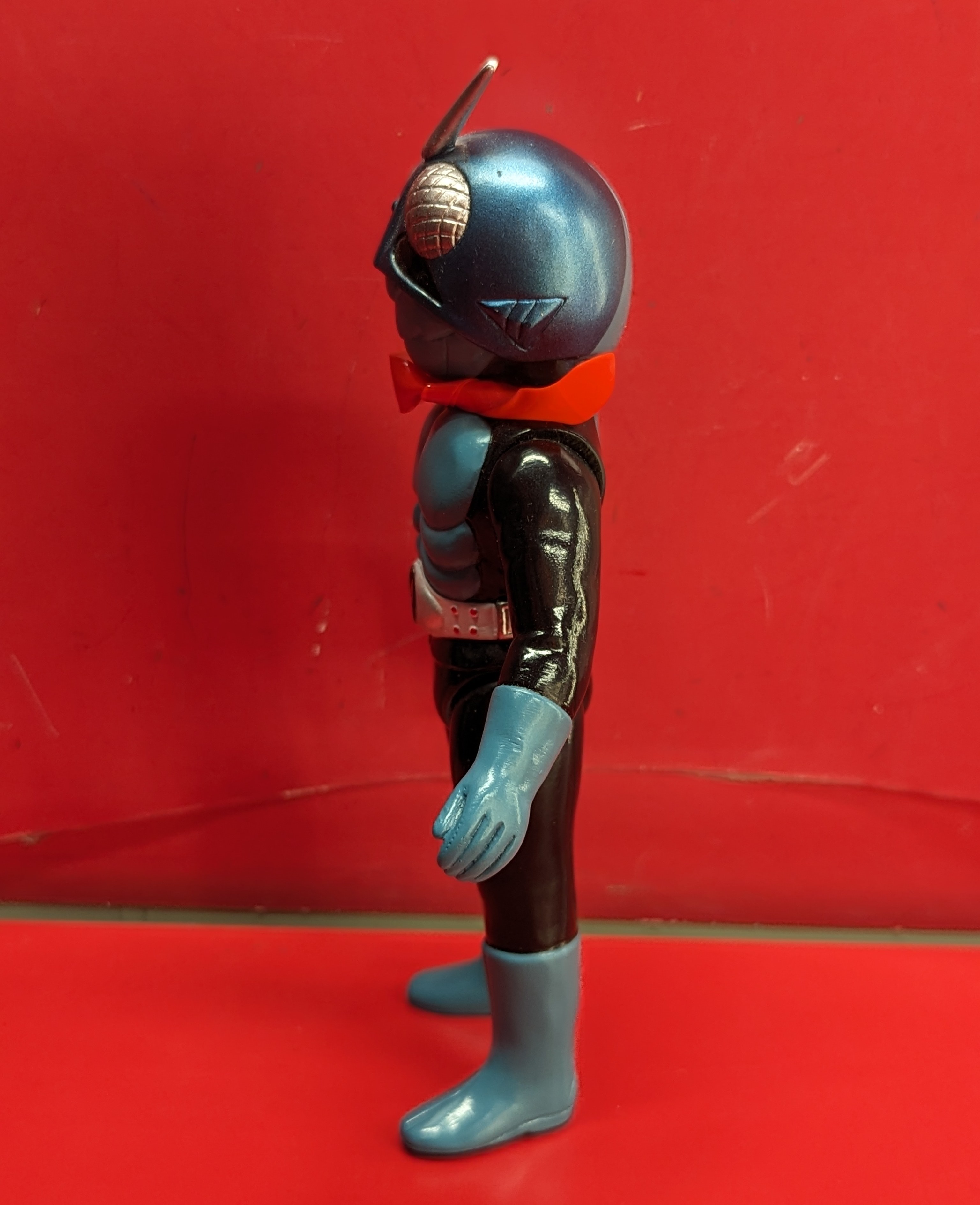 東映レトロソフビコレクションM 仮面ライダー新1号（マスク取れ仕様） 桜島 面取れ　面とれ