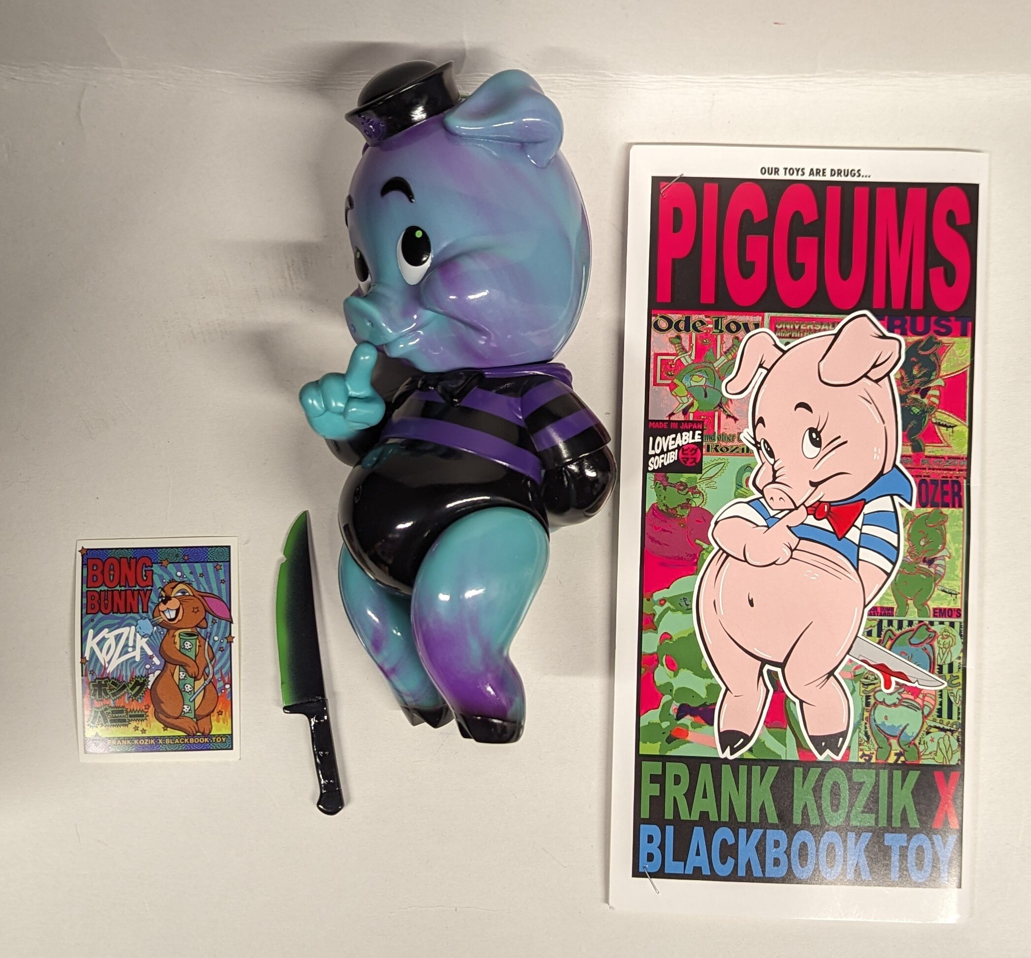 BlackBook Toy Frank Kozik Piggums Devil Marbled | まんだらけ