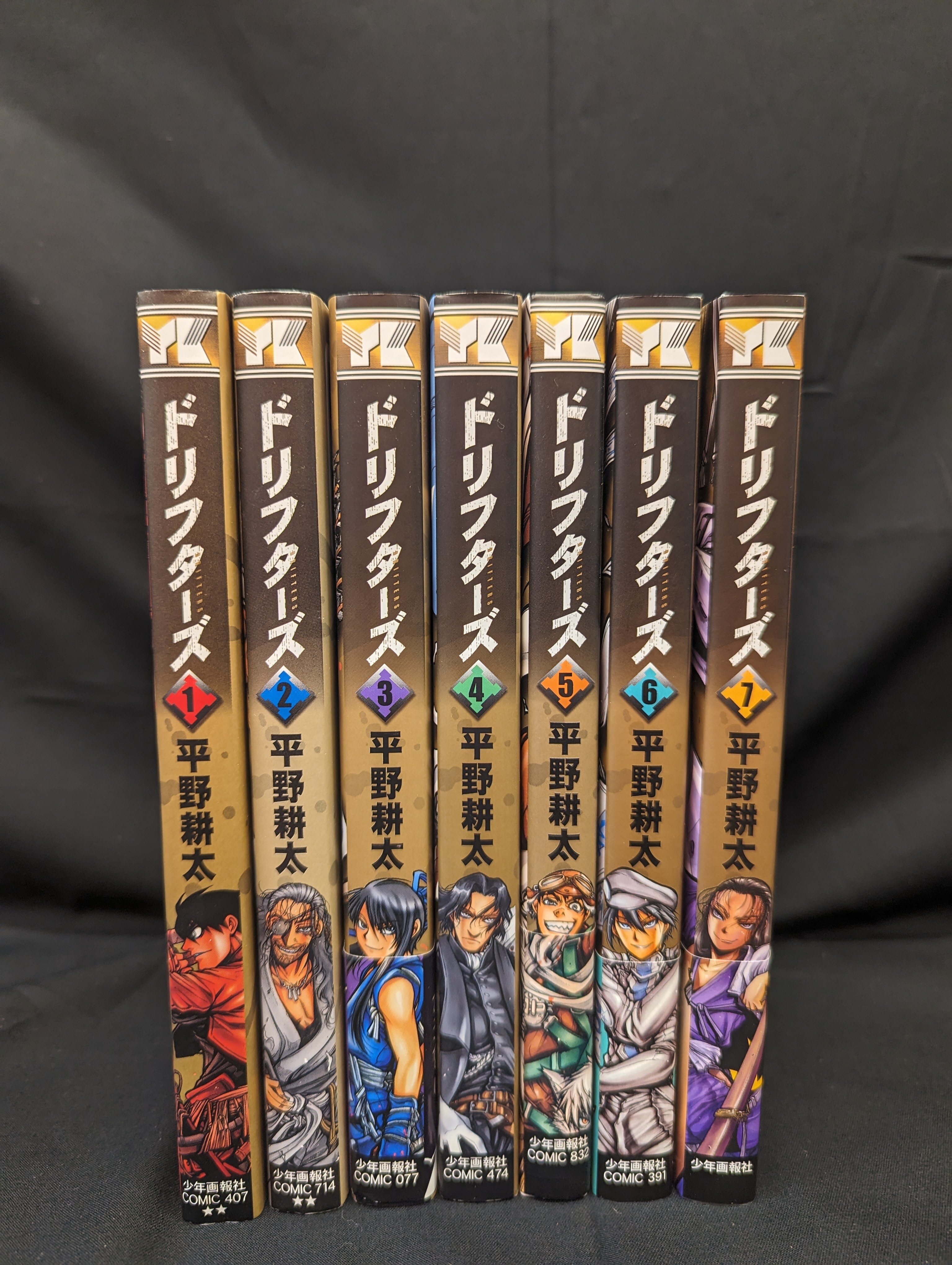 DRIFTERS Comic Manga Vol.1-7 Book set Kota Hirano Japanese Language F/S New