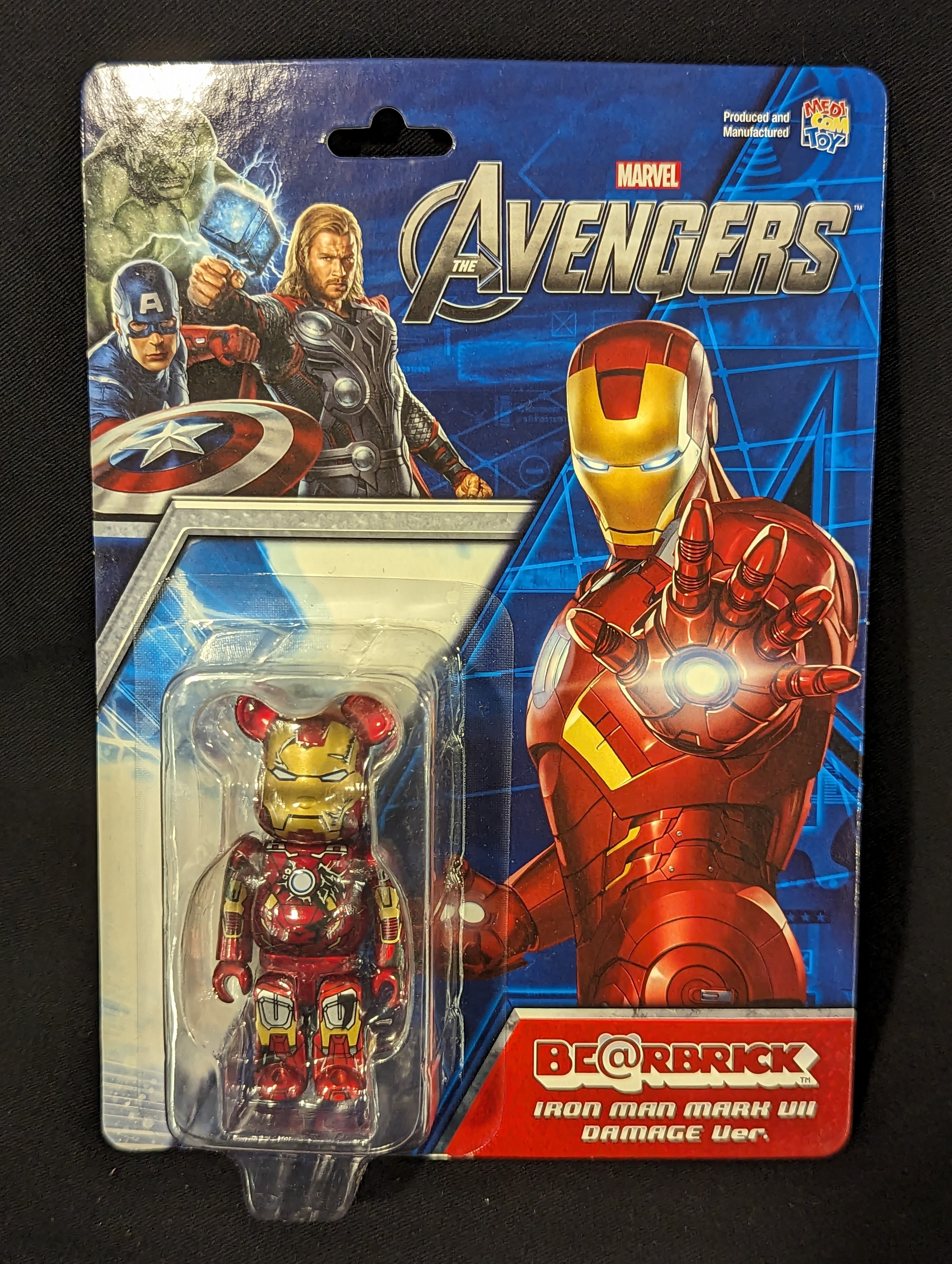 BE@RBRICK IRON MAN MARK VII DAMAGE Ver. - フィギュア