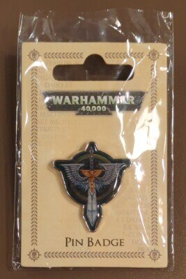 GAMES WORKSHOP WARHAMMER40000 SPACE MARINE PIN BADGE（DARK ANGELS）