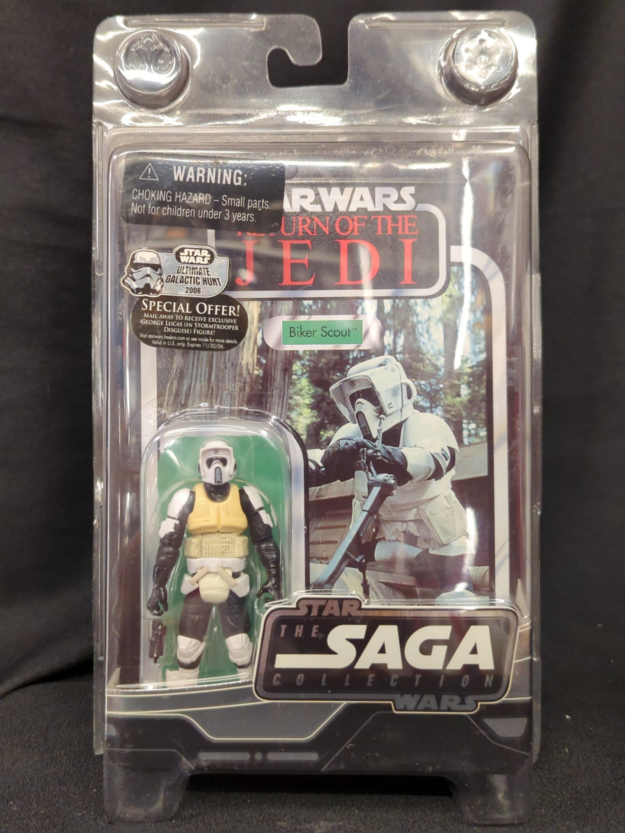 HASBRO THE SAGA COLLECTION BIKER SCOUT 3.5