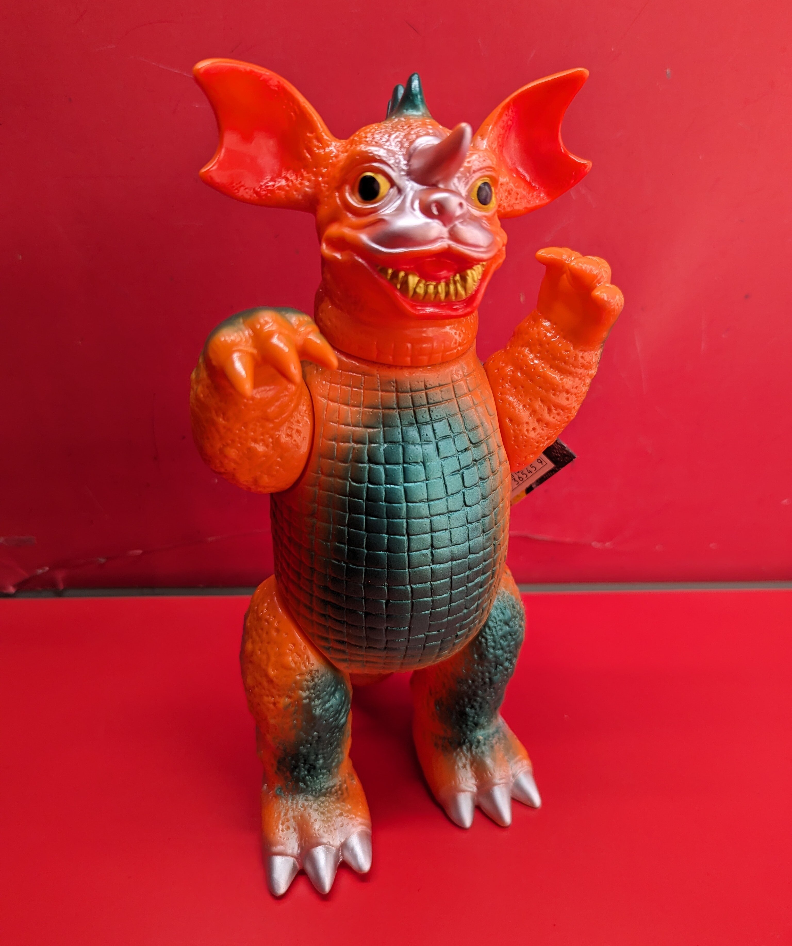 おもちゃ/ぬいぐるみバンダイ 東宝怪獣シリーズ バラゴン オレンジ成型