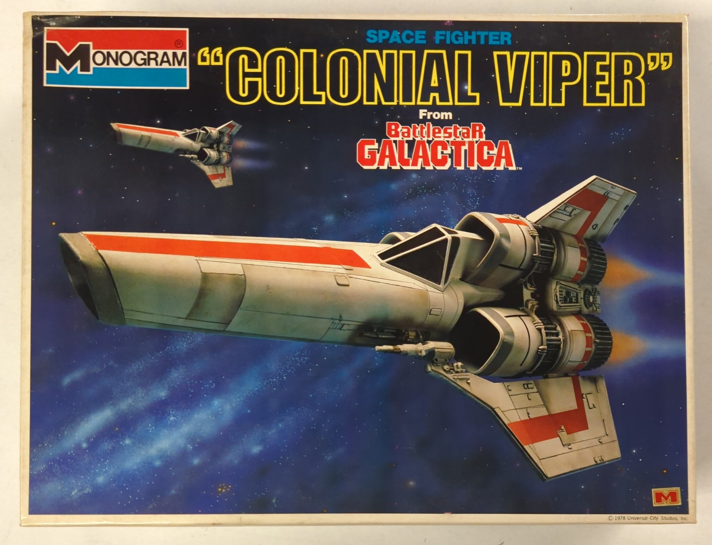 MONOGRAM / バンダイ (モデルキット) BATTLESTAR GALACTICA (宇宙空母 ギャラクティカ) コロニアル・バイパー (大)  37022 | まんだらけ Mandarake