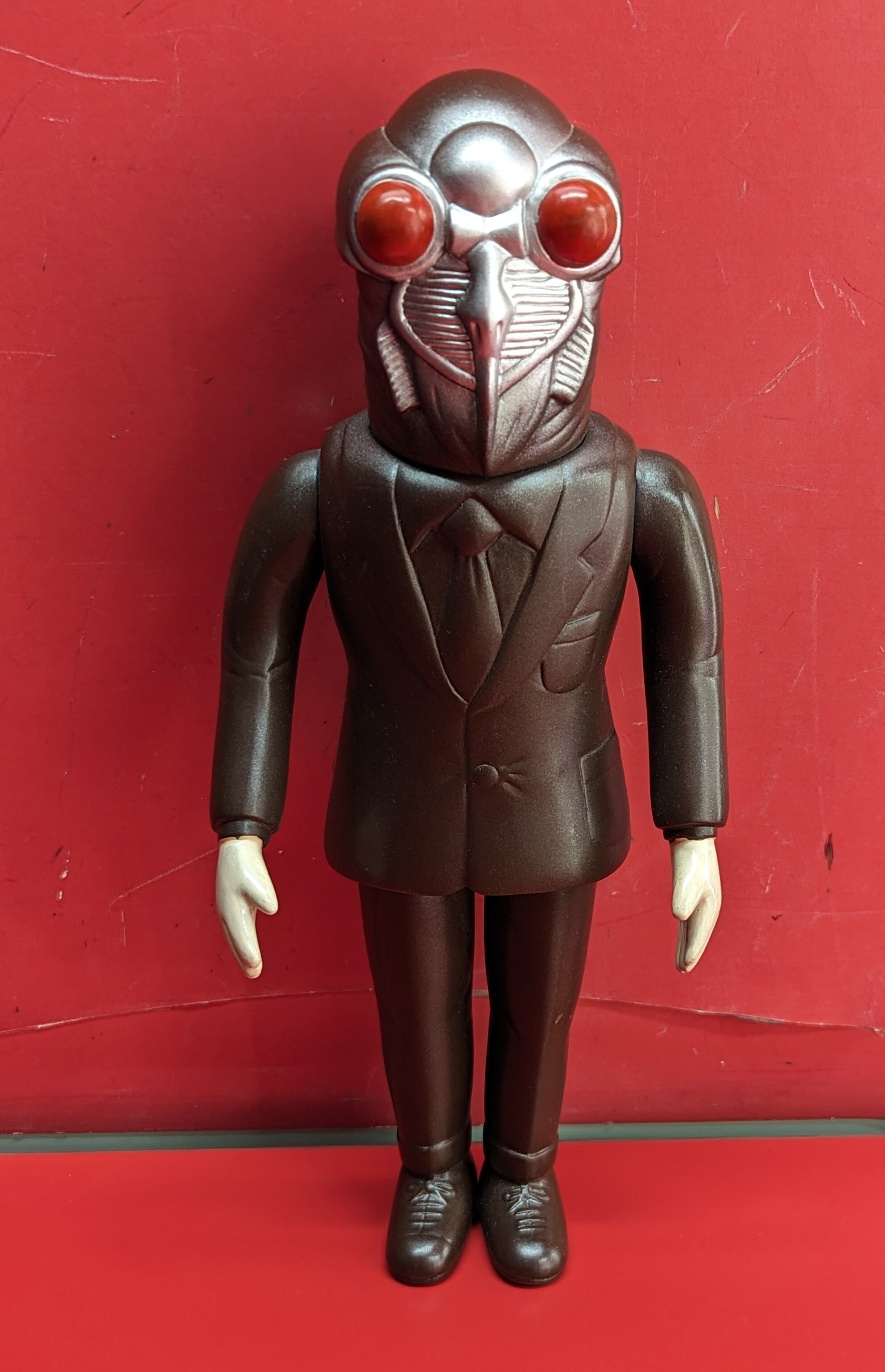 M1号 世紀の大怪獣ウルトラQウルトラマン セミ人間3期(こげ茶成型/顔銀 手肌色塗装) | ありある | まんだらけ MANDARAKE