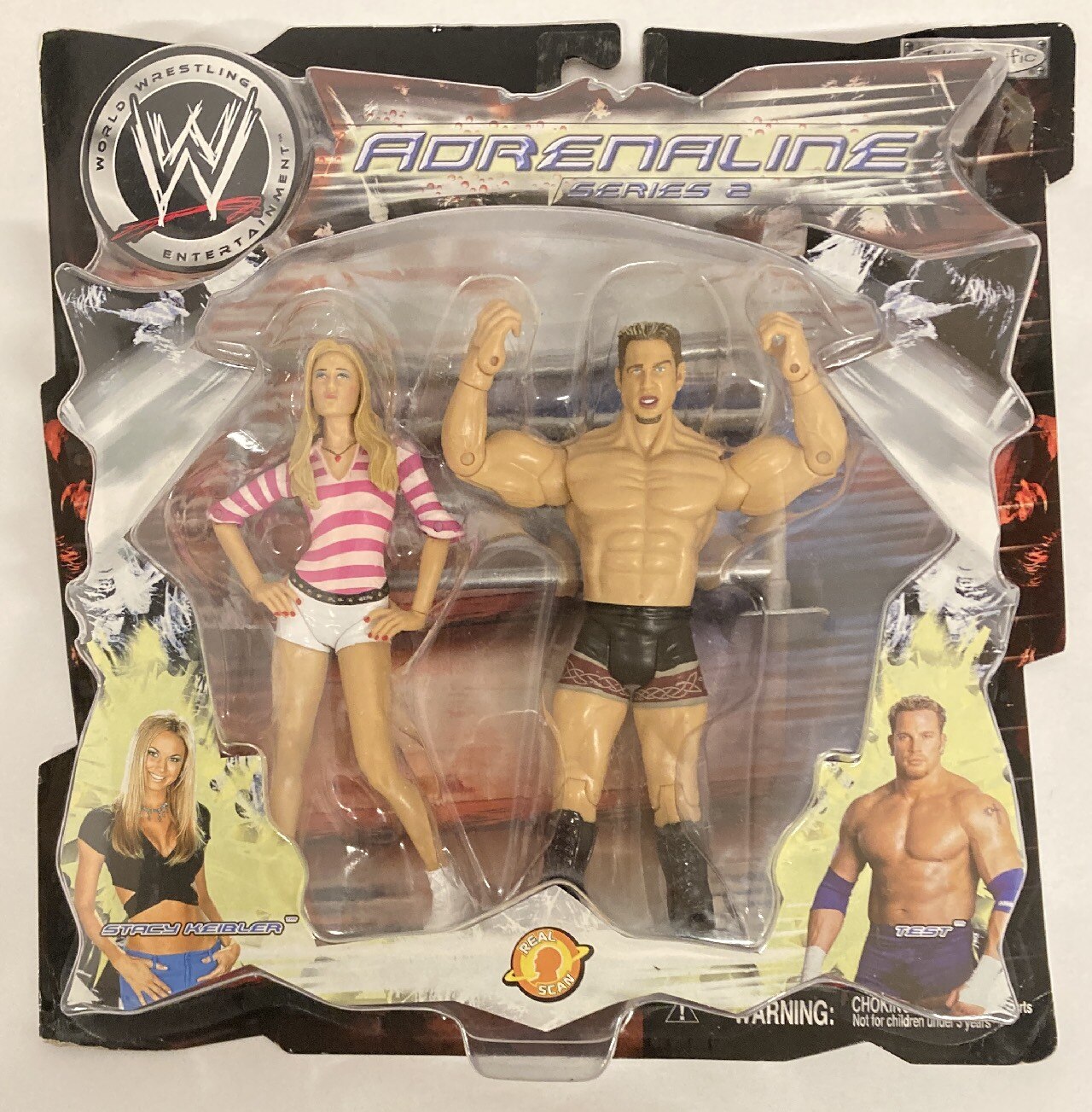 JAKKS PACIFIC ADRENALINE SERIES 2 TEST and STACY KEIBLER