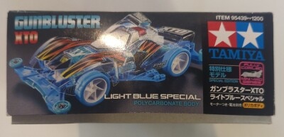 タミヤ フルカウルミニ四駆 特別仕様モデル FM-Aシャーシ ガンブラスターXTO ライトブルースペシャル (ポリカボディ) 95439 | ありある  | まんだらけ MANDARAKE