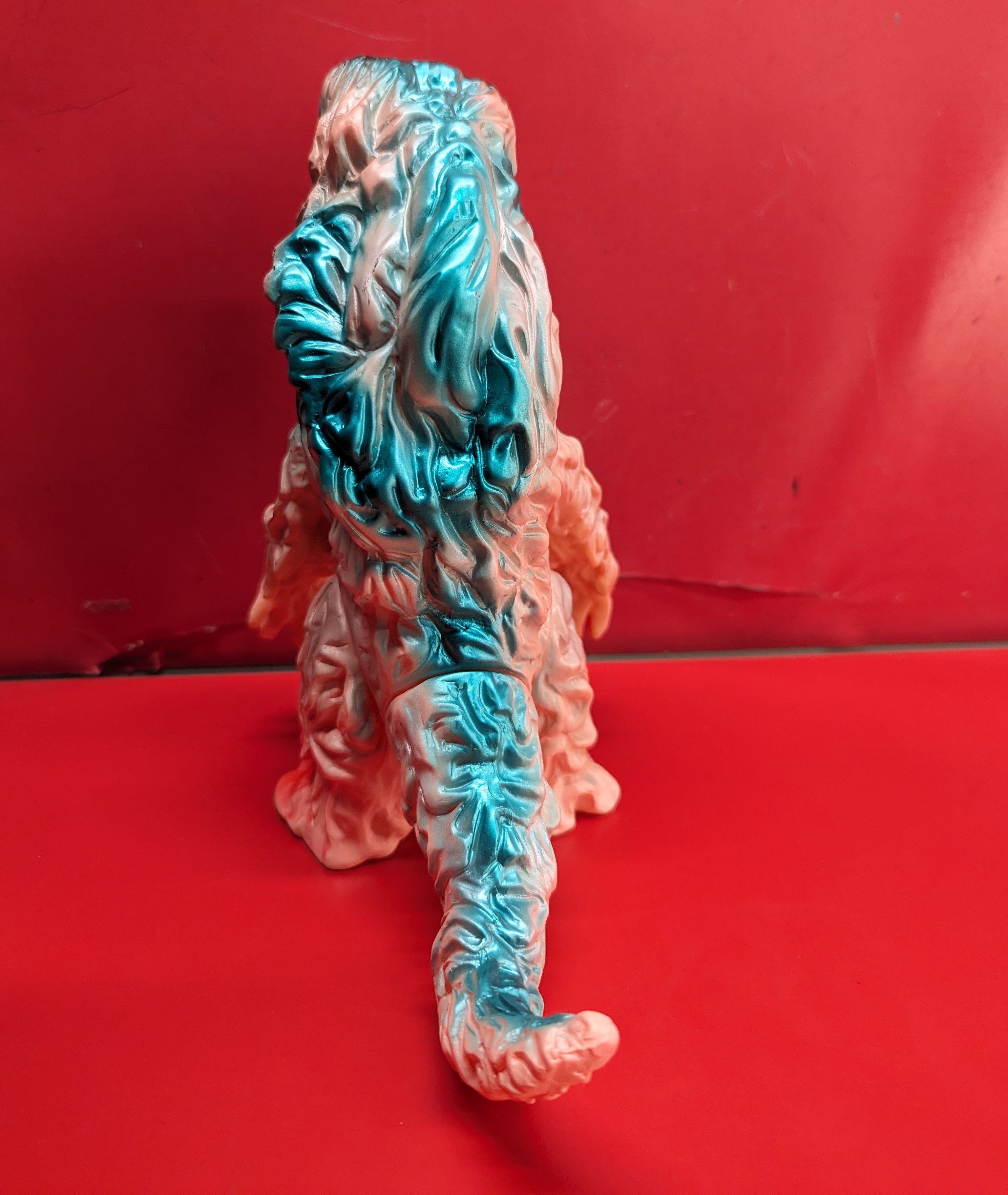 M1号 世紀の大怪獣ブルマァクの怪獣シリーズ ヘドラ(肌色成型/ピンク 黄 メタ青 赤 黒 塗装) | ありある | まんだらけ MANDARAKE