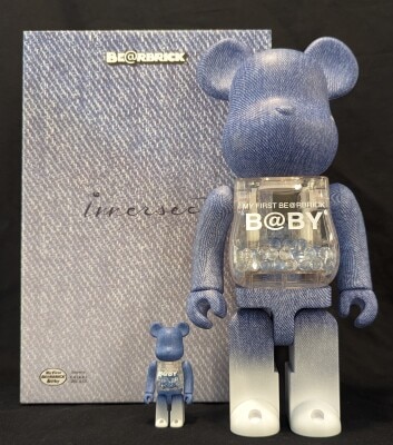 100%&400% BE@RBRICK 目覚まし X-girl 100%&400% BE@RBRICK 目覚まし X-girl