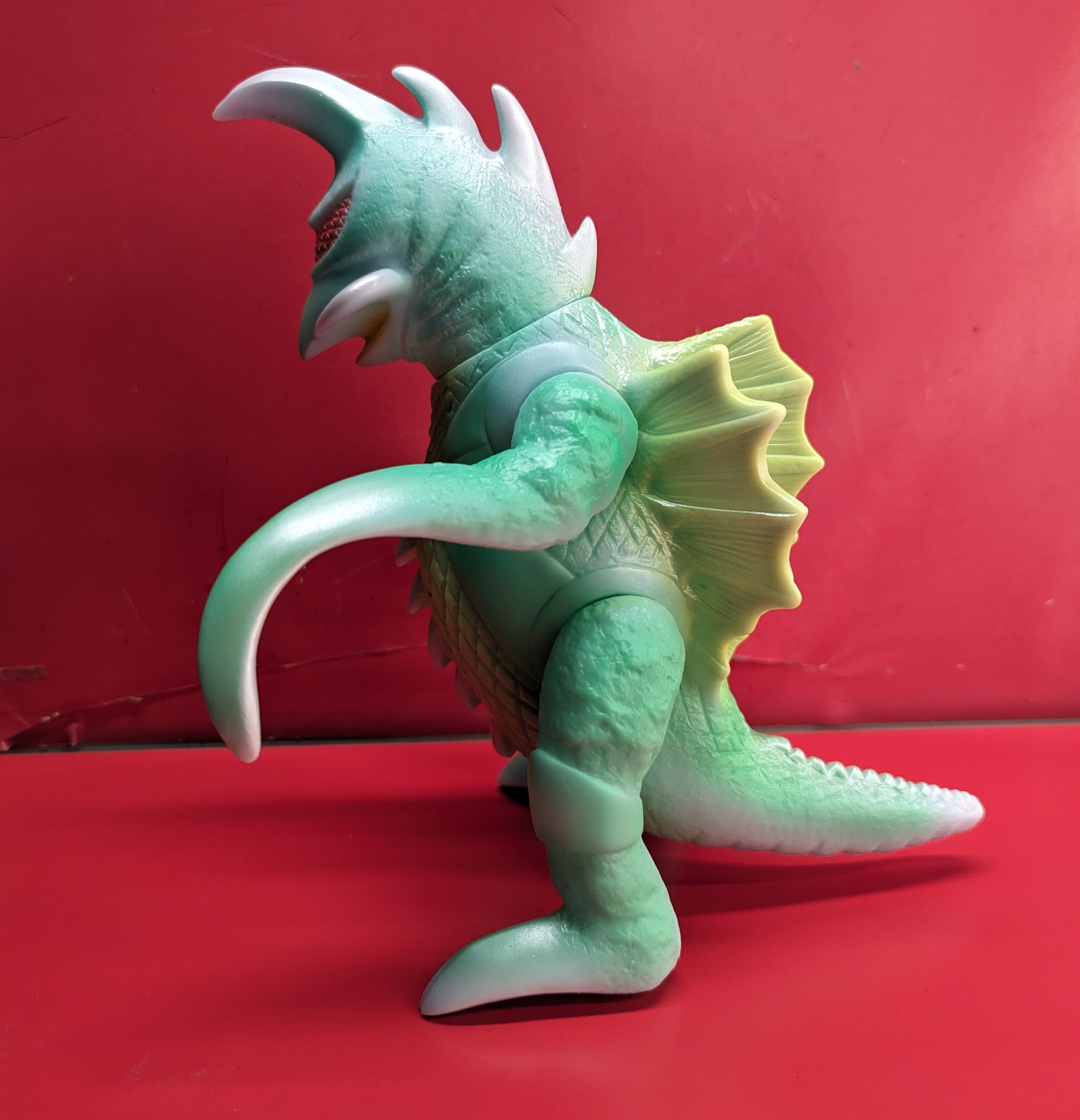 M1号 世紀の大怪獣ブルマァクの怪獣シリーズ ガイガン(水色成型/黄緑/シルバー) | ありある | まんだらけ MANDARAKE