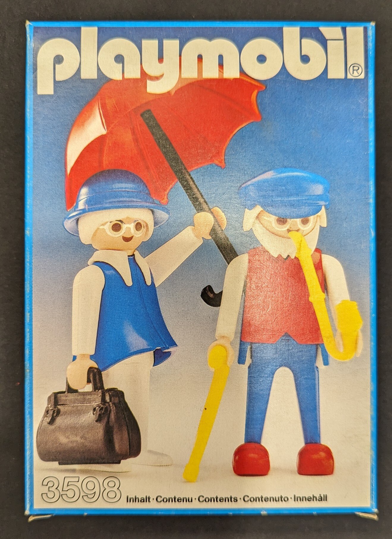 PLAYMOBIL 3598 ANCIEN ensemble couple grand-père