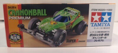 タミヤ レーサーミニ四駆 ダッシュ4号・弾丸（キャノンボール） プレミアム（スーパーIIシャーシ） 95225 | ありある | まんだらけ  MANDARAKE