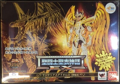 バンダイ 聖闘士星矢 黄金魂 -soul of gold- 聖闘士聖衣神話EX 車田正美 【サジタリアスアイオロス(神聖衣)/ゴッドクロス 初回特典付き/SAGITTARIUS AIOLOS with bonus item】