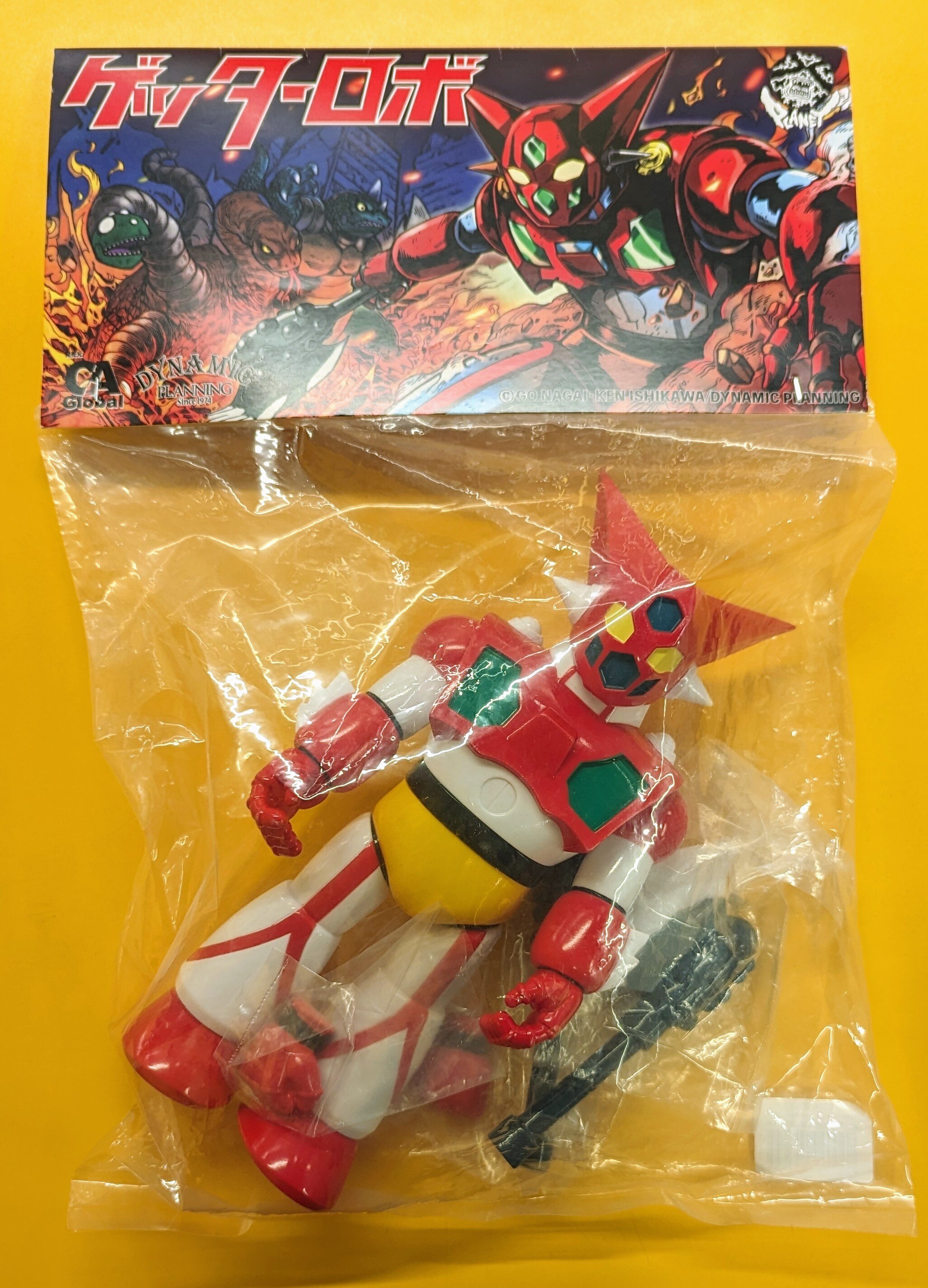 ソフビ】【Planet X】ゲッター1 原作版1stカラー/新造形 ゲッタートマホーク 代替ハンドパーツ付き墓場の画廊限定｜墓場の画廊ONLINE  STORE