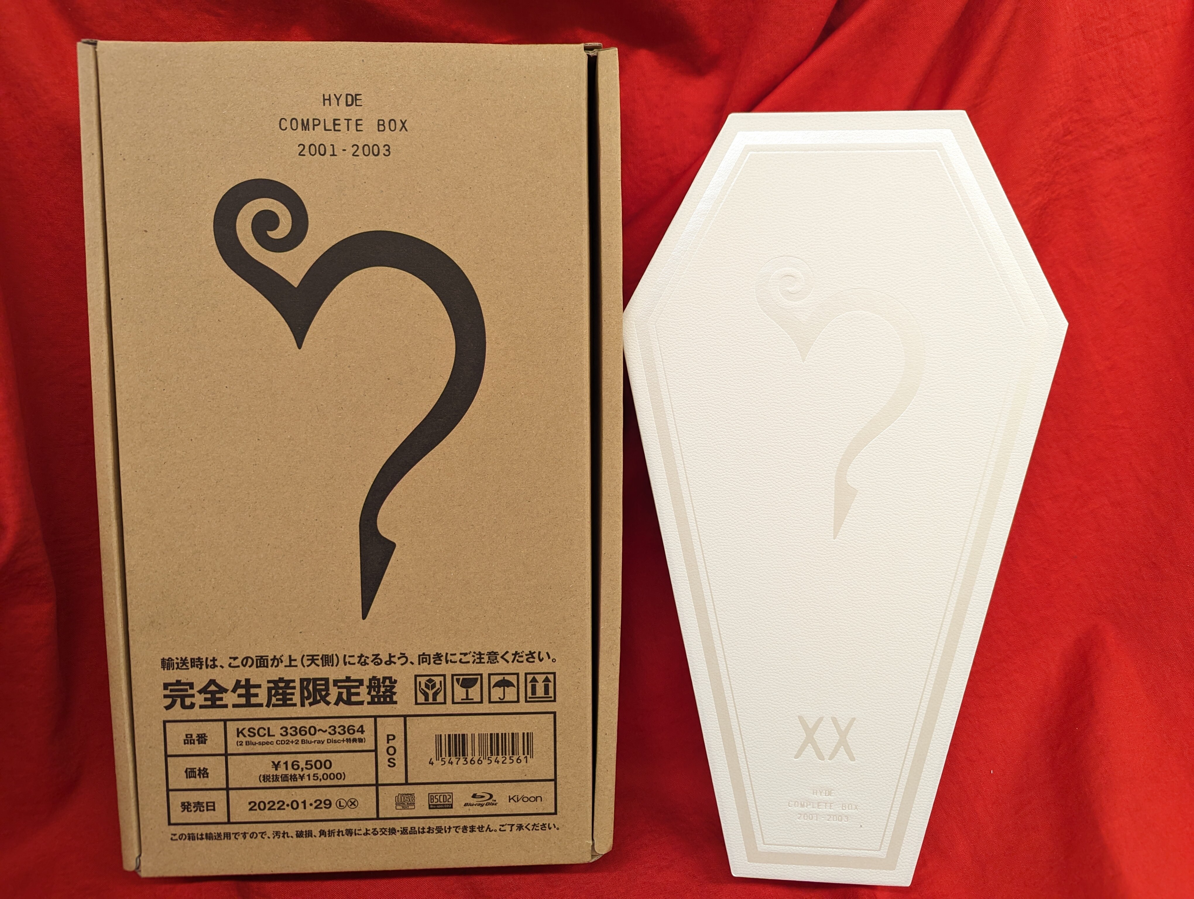 希少！新品・未使用品！HYDE COMPLETE BOX 2001-2003 Amazon.co.jp: HYDE COMPLETE BOX 2001-2003: ミュージック